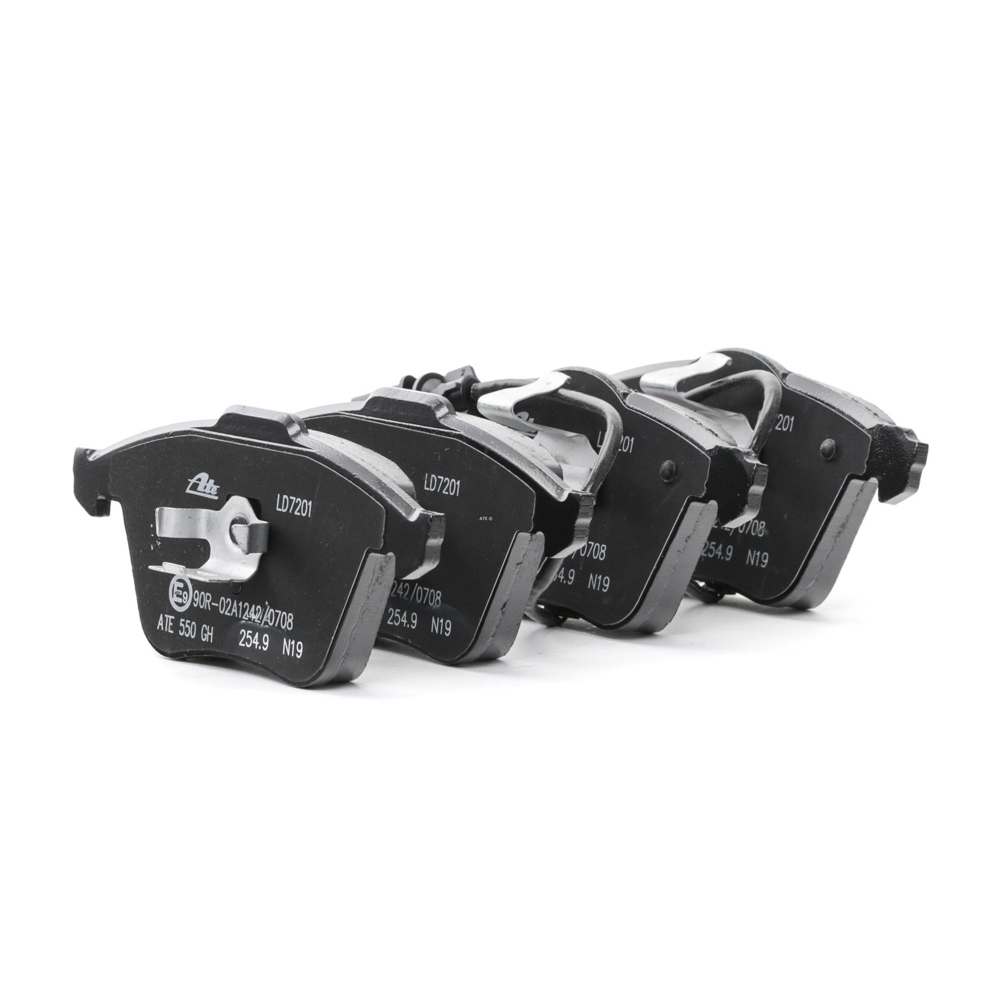 ATE 13.0470-7201.2 Brake pad set incl. wear warning contact-image-956490