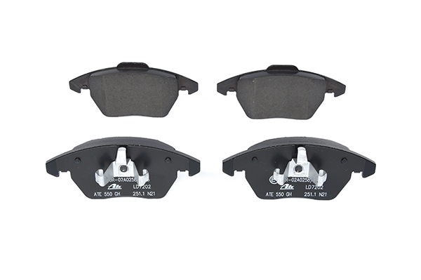 ATE 13.0470-7202.2 Brake pad set excl. wear warning contact-image-956491