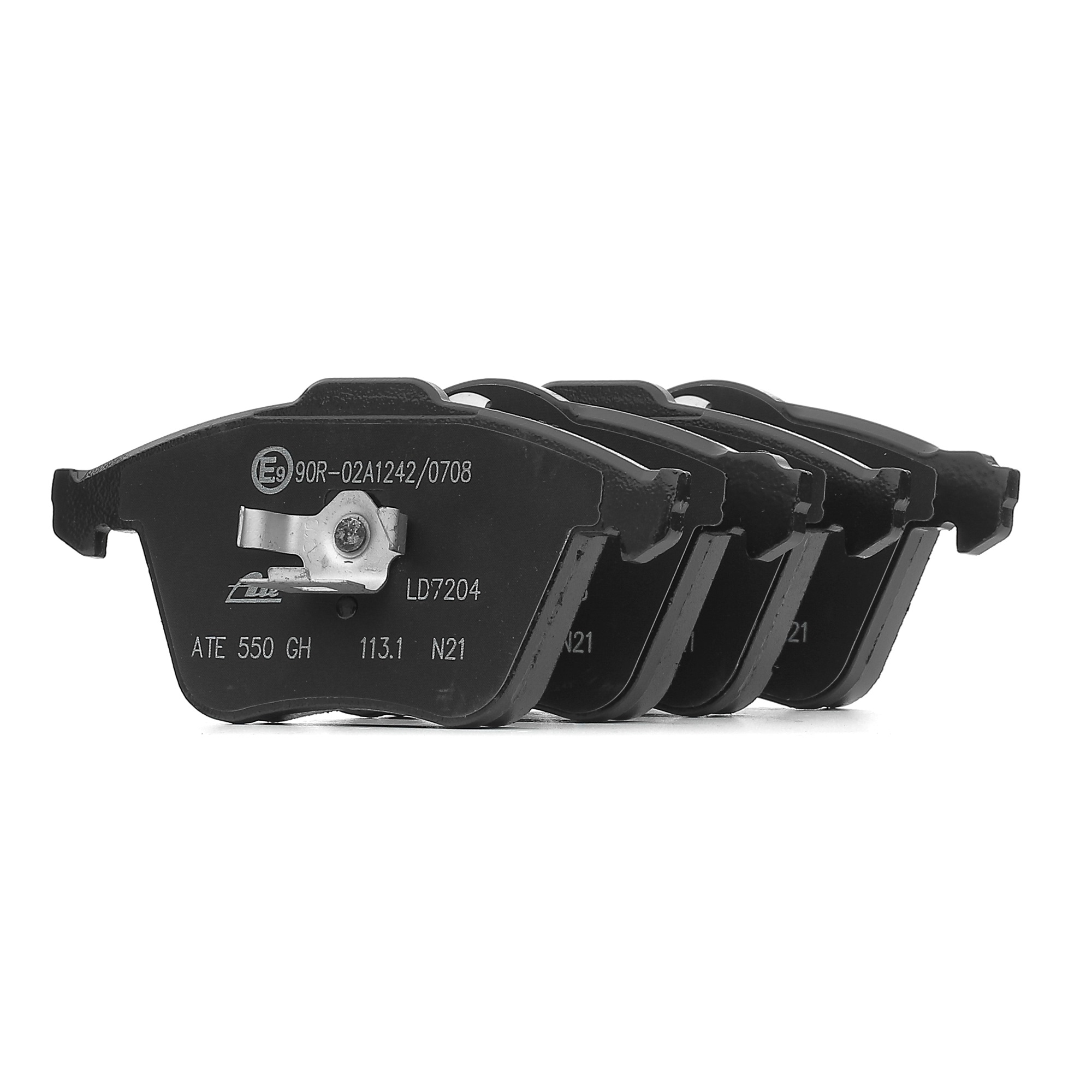 ATE 13.0470-7204.2 Brake pad set excl. wear warning contact-image-956493