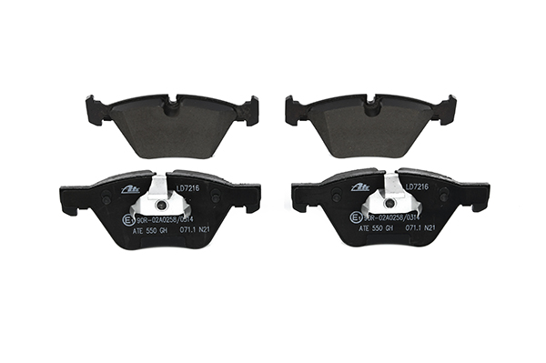 ATE 13.0470-7216.2 Brake pad set excl. wear warning contact-image-956497