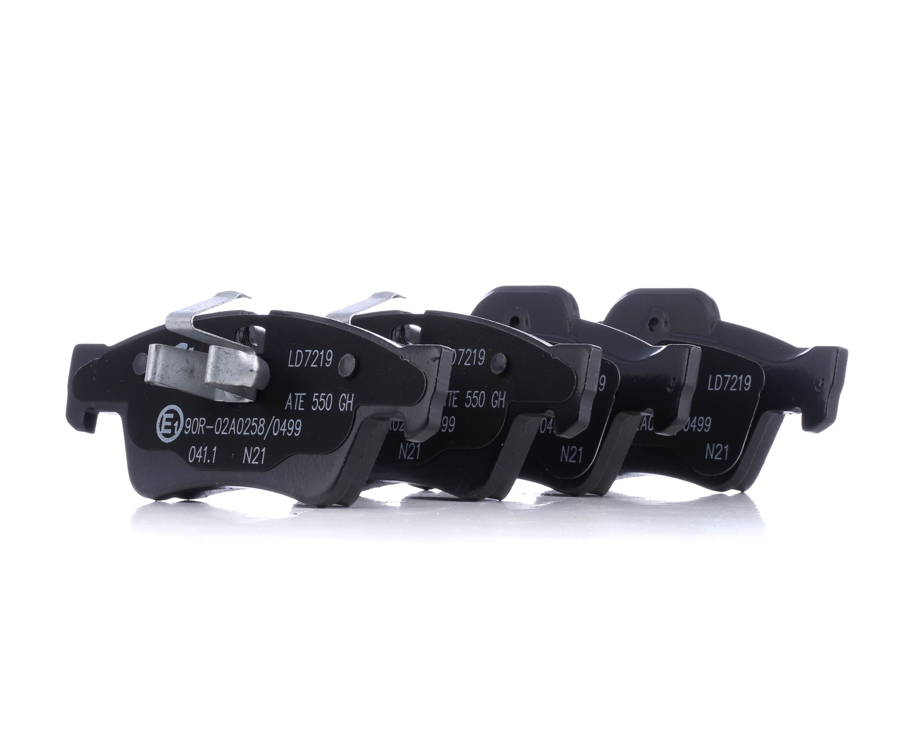 ATE 13.0470-7219.2 Brake pad set excl. wear warning contact-image-956499