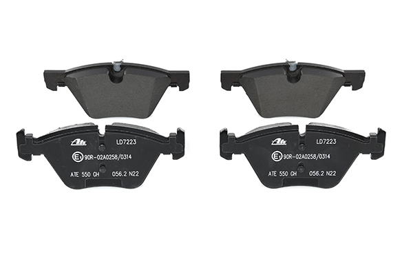 ATE 13.0470-7223.2 Brake pad set excl. wear warning contact-image-956501