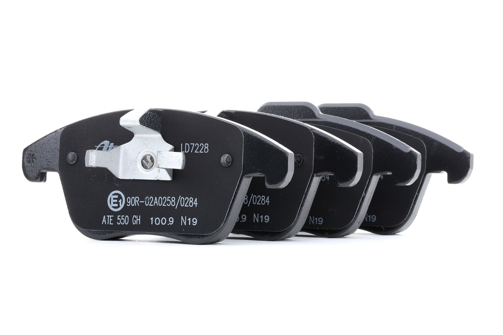 ATE 13.0470-7228.2 Brake pad set excl. wear warning contact-image-956505