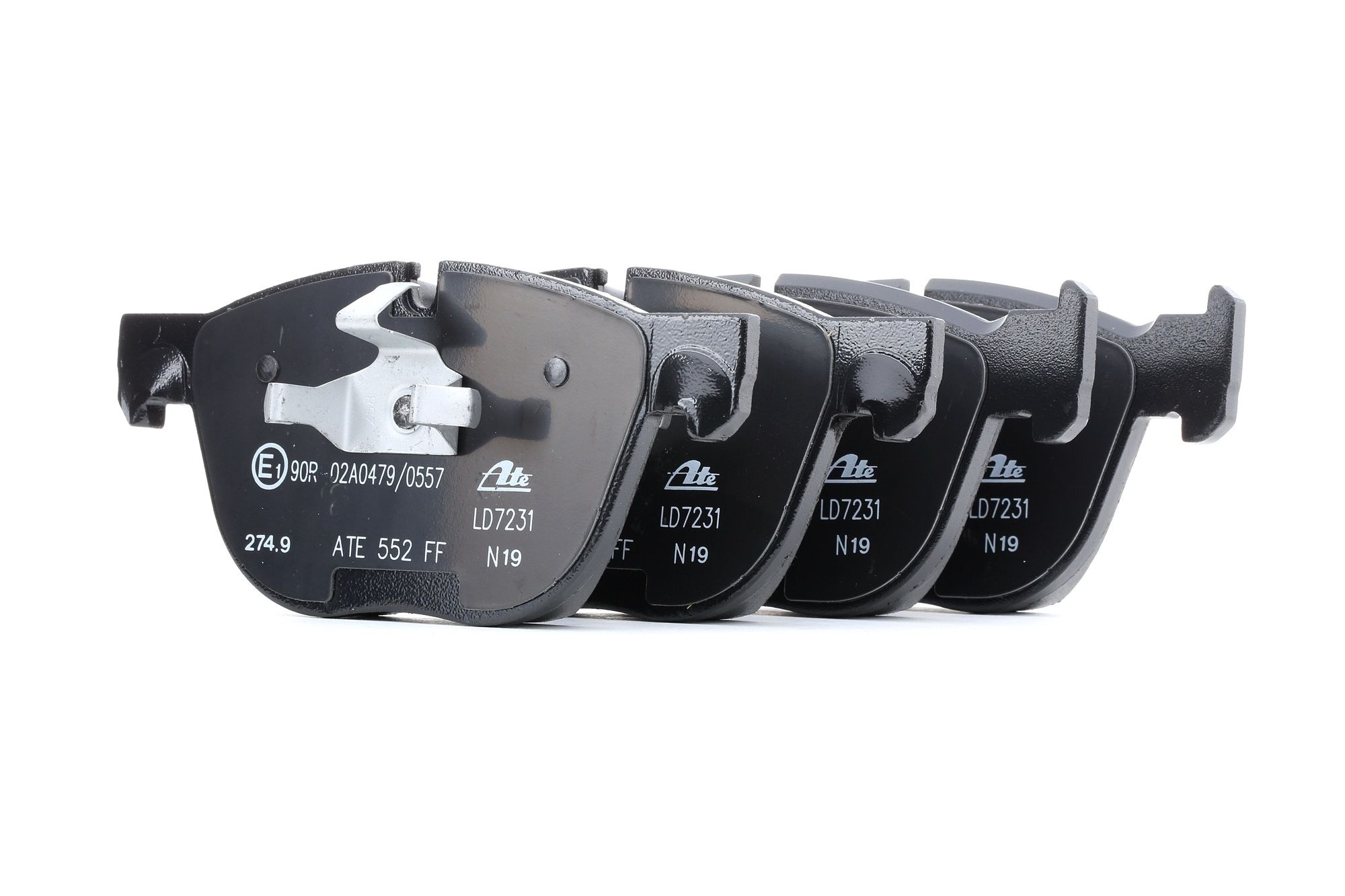 ATE 13.0470-7231.2 Brake pad set excl. wear warning contact-image-956508