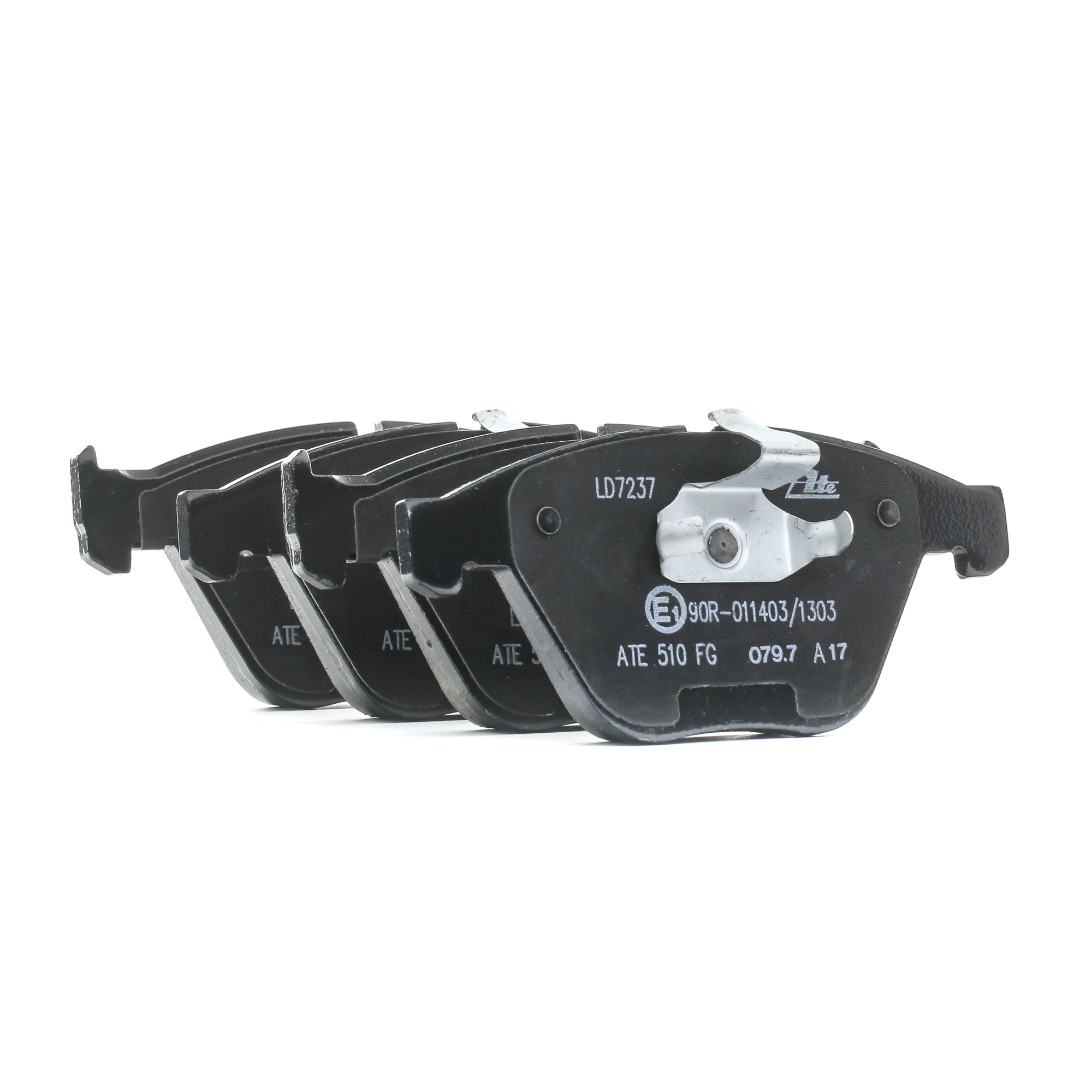 ATE 13.0470-7237.2 Brake pad set excl. wear warning contact-image-956510