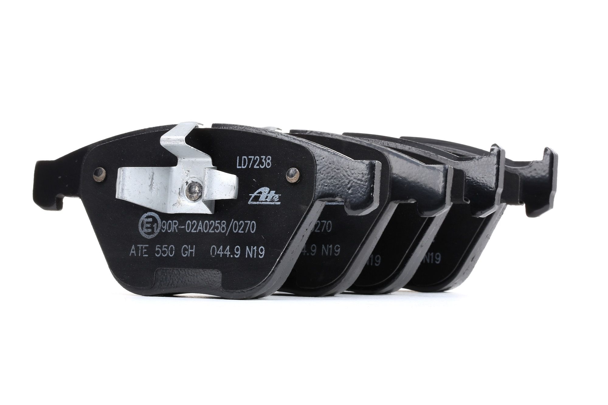 ATE 13.0470-7238.2 Brake pad set excl. wear warning contact-image-956511
