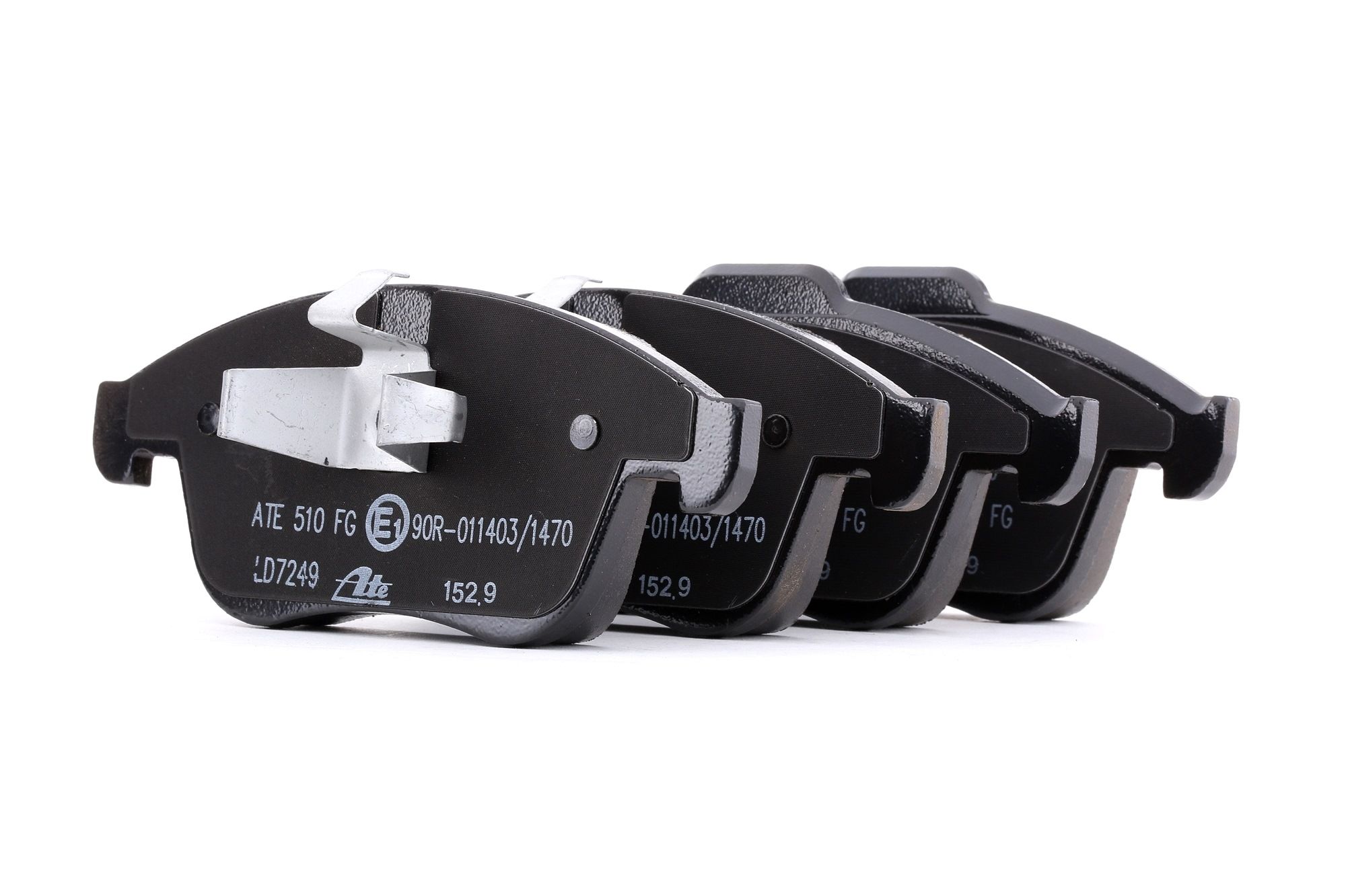 ATE 13.0470-7249.2 Brake pad set excl. wear warning contact-image-956516