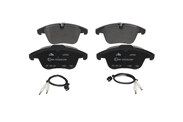 ATE 13.0470-7252.2 Brake pad set incl. wear warning contact-image-956518
