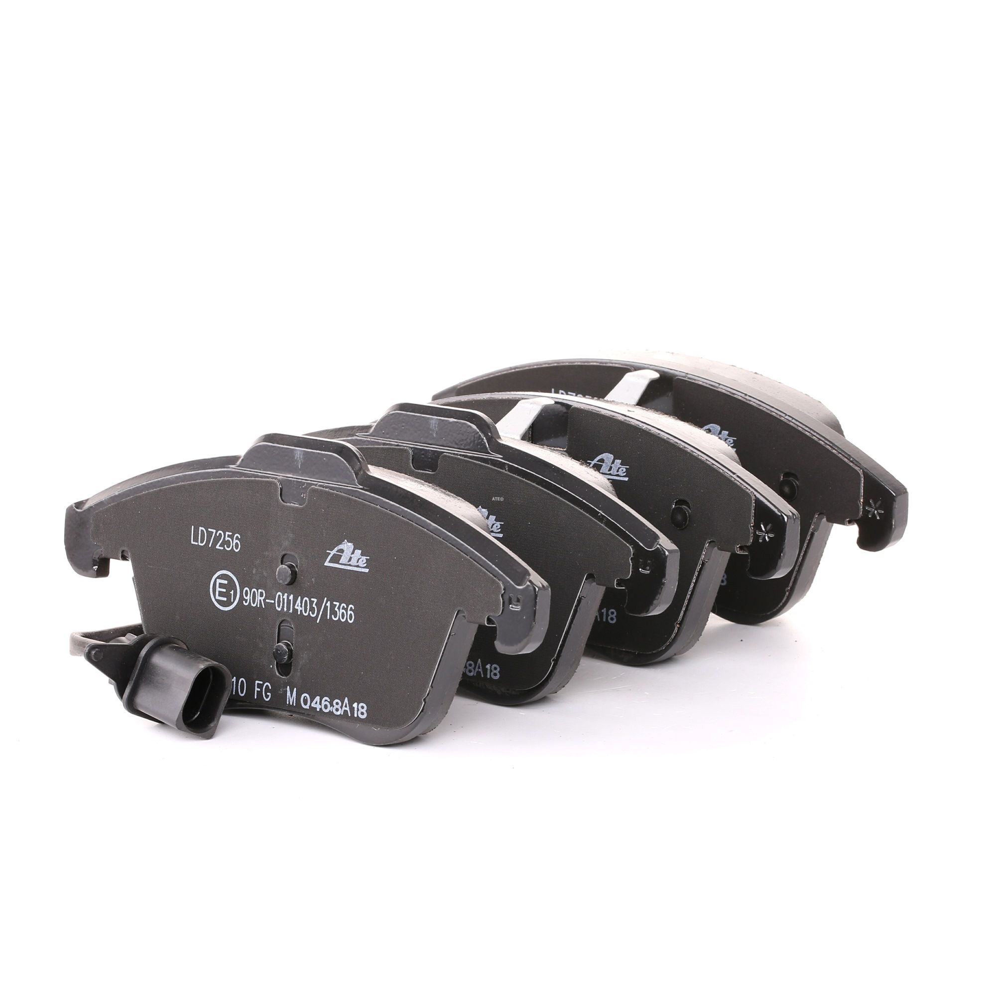 ATE 13.0470-7256.2 Brake pad set incl. wear warning contact-image-956519