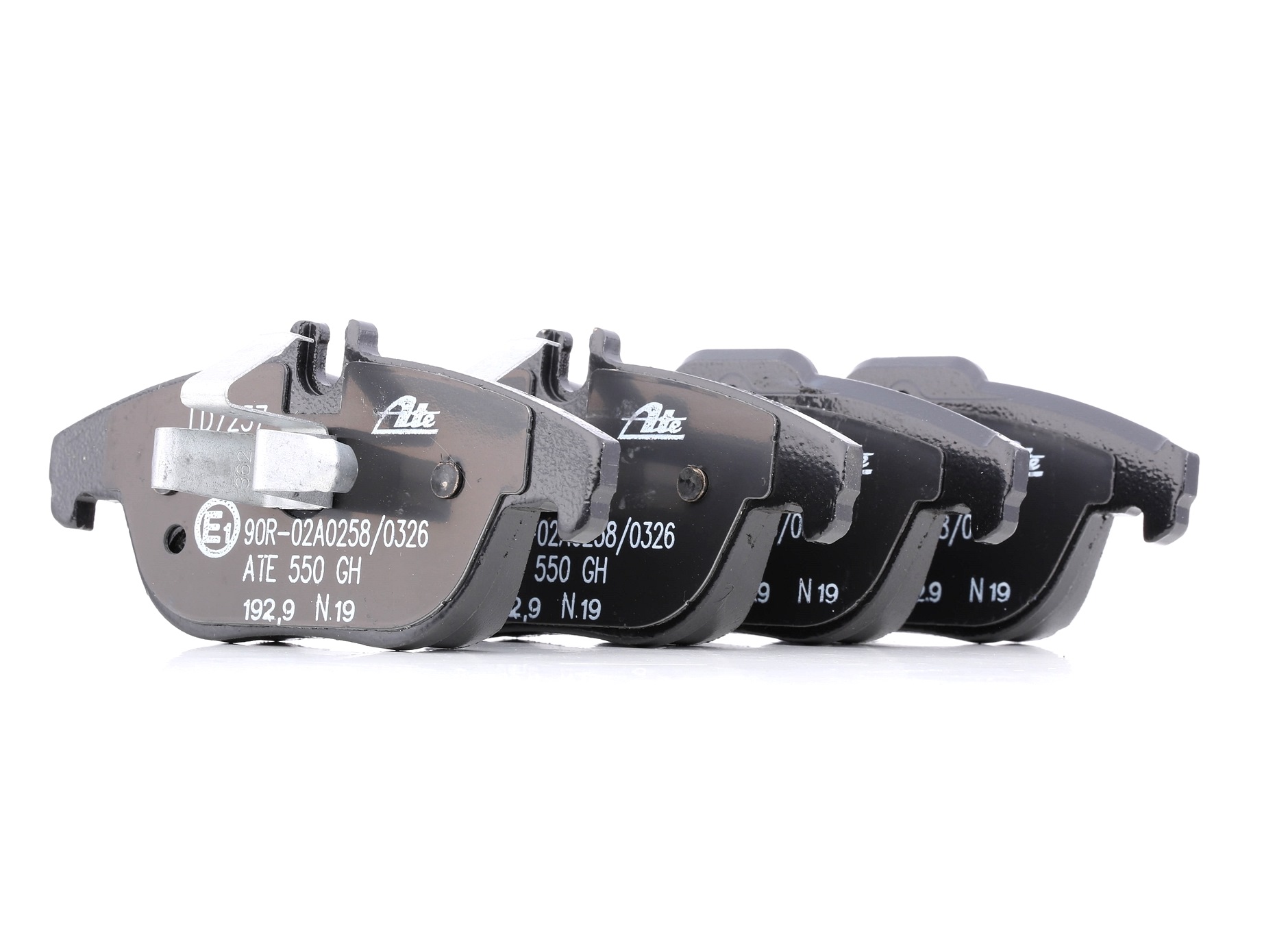 ATE 13.0470-7257.2 Brake pad set excl. wear warning contact-image-956520