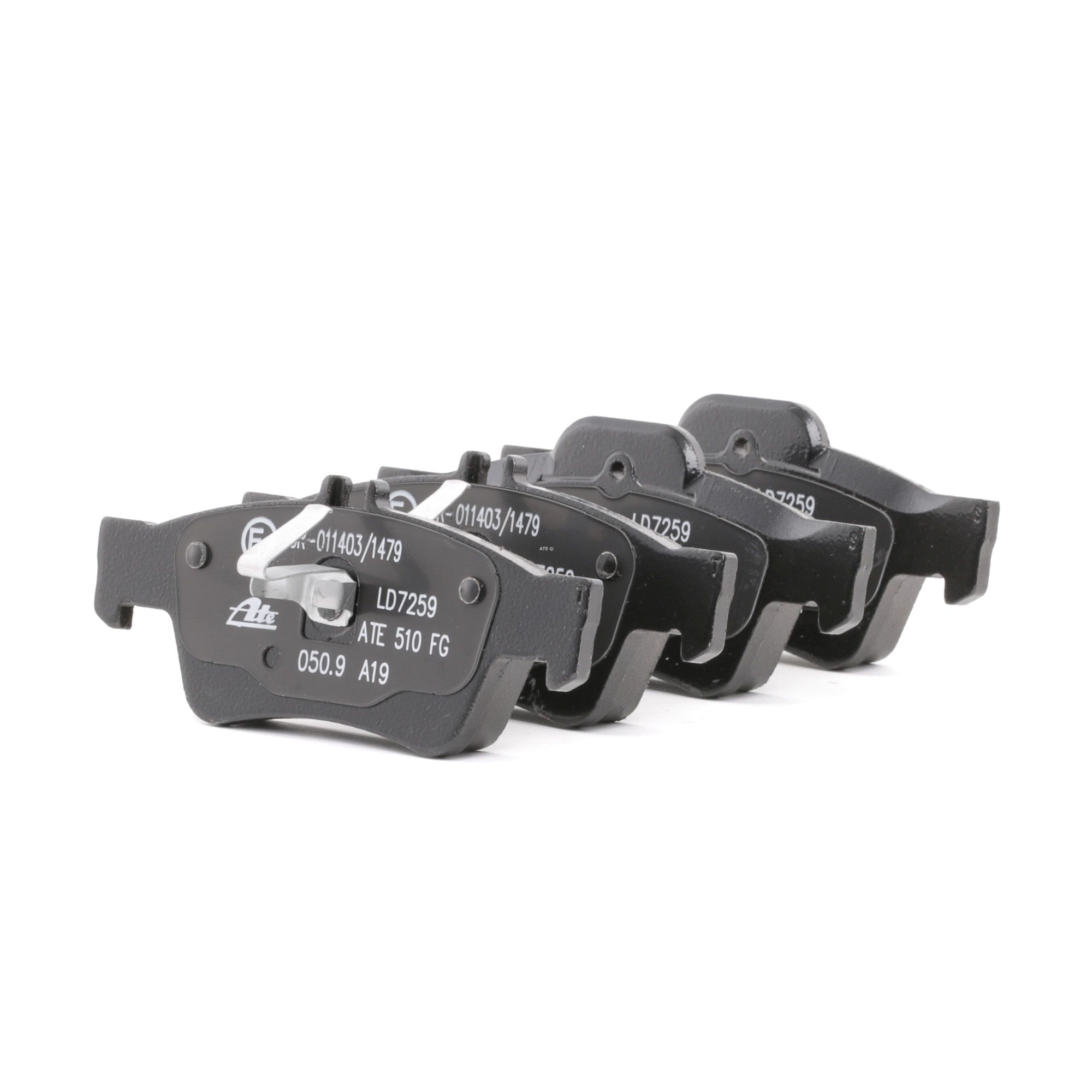 ATE 13.0470-7259.2 Brake pad set excl. wear warning contact-image-956521