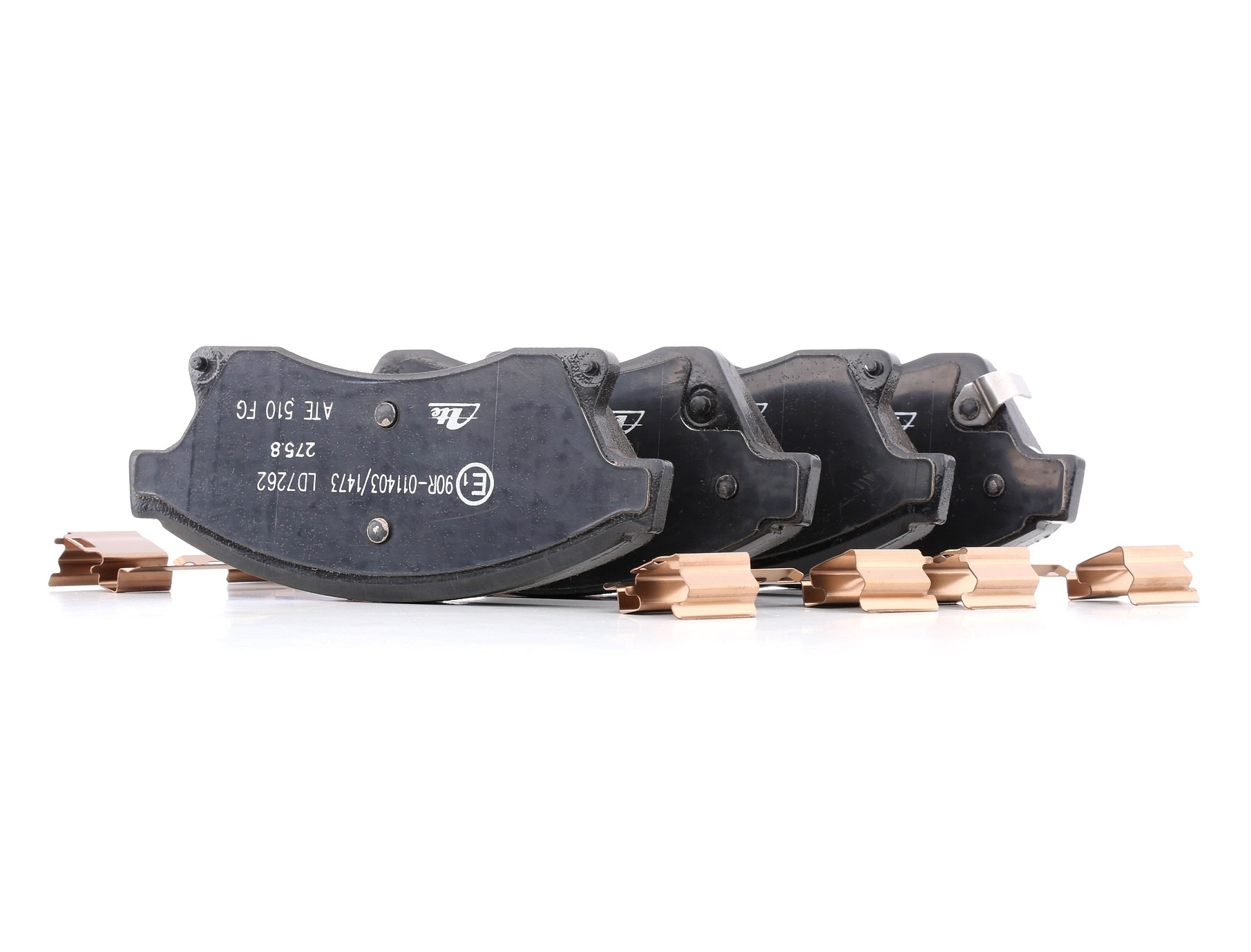 ATE 13.0470-7262.2 Brake pad set with acoustic wear warning, with accessories-image-956522