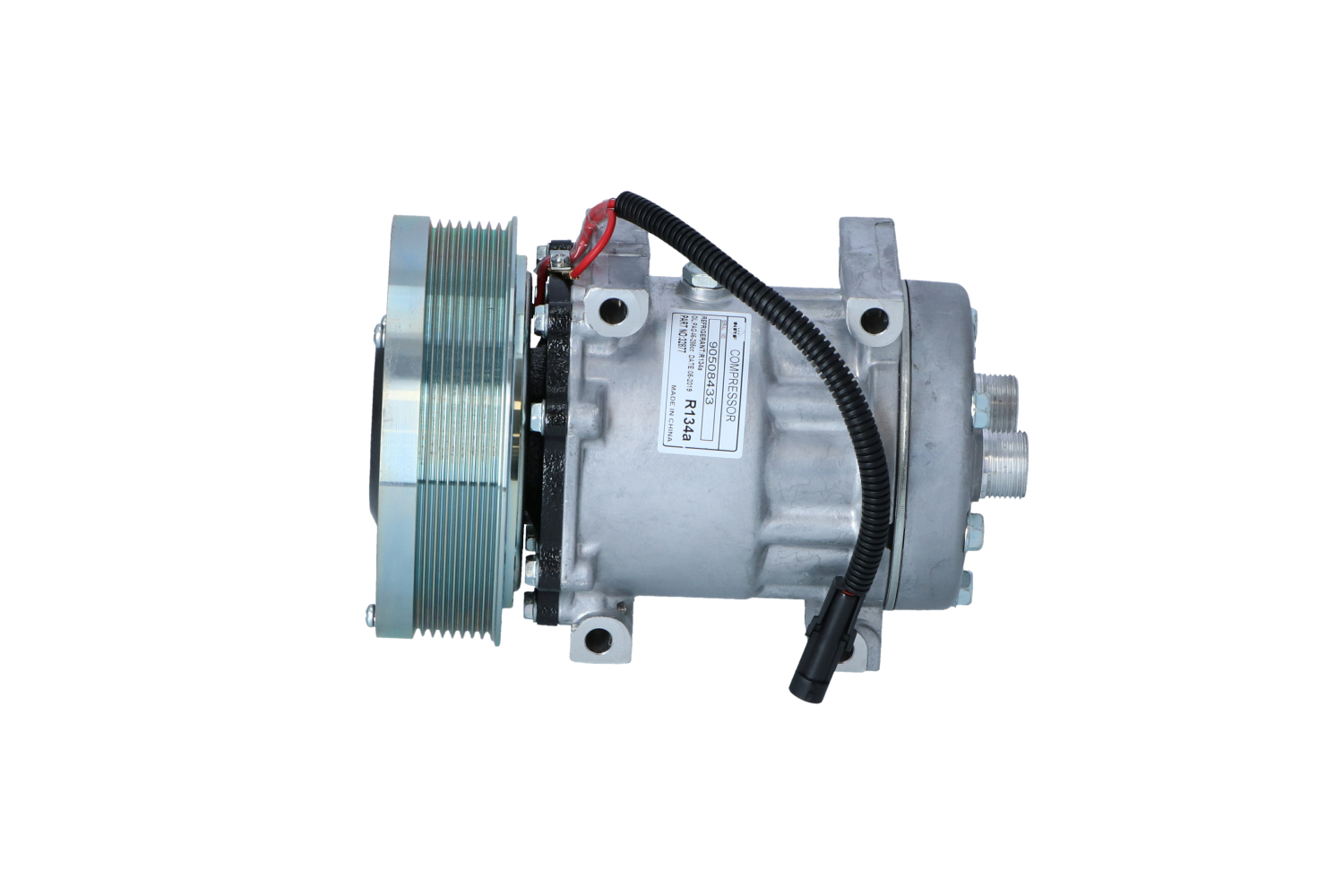 NRF 32877 AC Compressor EASY FIT PAG 46, with seal ring, with gaskets/seals-image-9565239