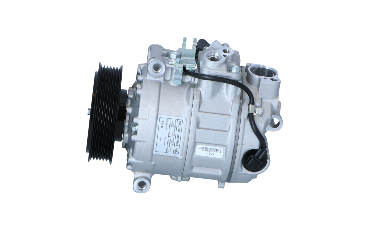 NRF 32883 AC Compressor EASY FIT PAG 46, with PAG compressor oil, with gaskets/seals-image-9565274