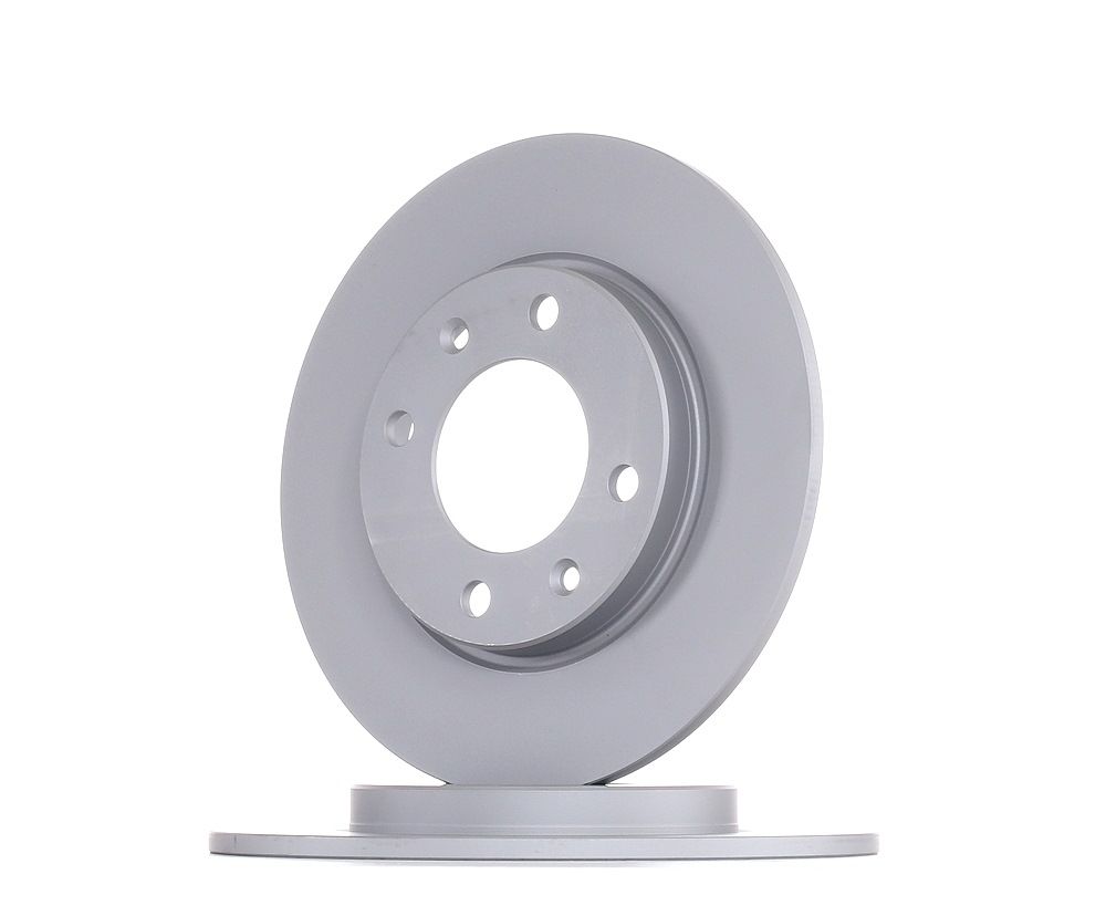 ATE 24.0108-0106.1 Brake disc solid, Coated, with bolts/screws-image-956704