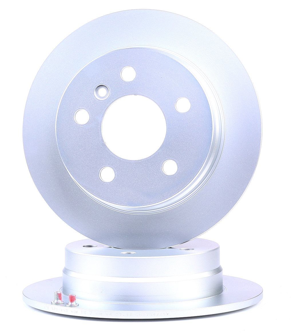 ATE 24.0108-0113.1 Brake disc solid, Coated, with bolts/screws-image-956710