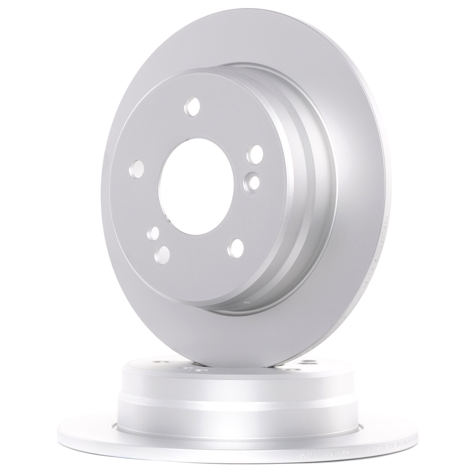 ATE 24.0109-0120.1 Brake disc solid, Coated, with bolts/screws-image-956719