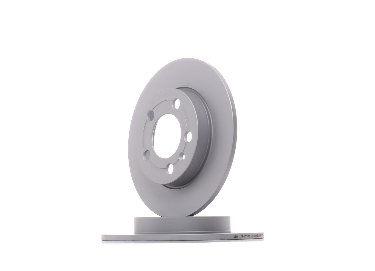 ATE 24.0109-0133.1 Brake disc solid, Coated, with bolts/screws-image-956731