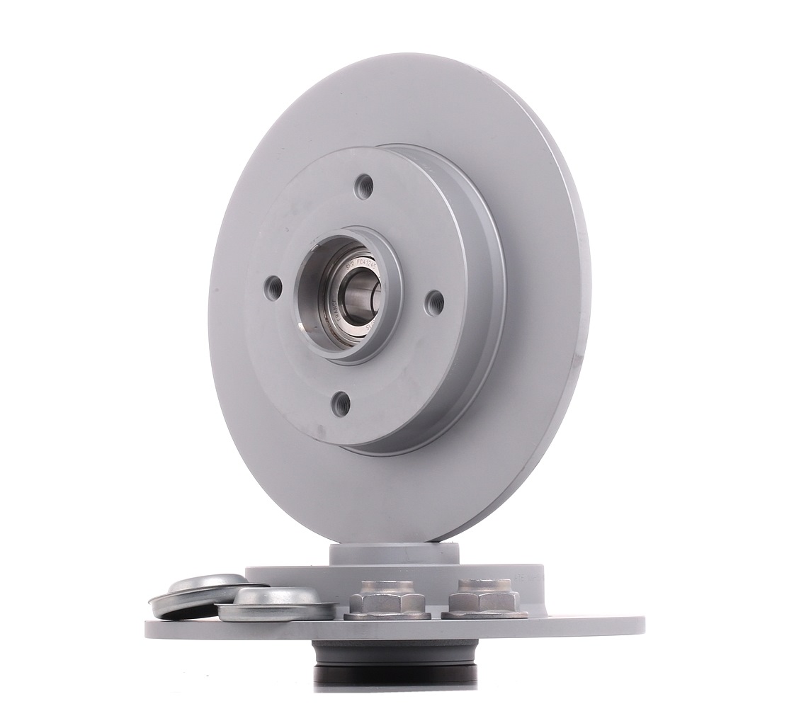 ATE 24.0109-0150.2 Brake disc solid, Coated, with ABS sensor ring-image-956746