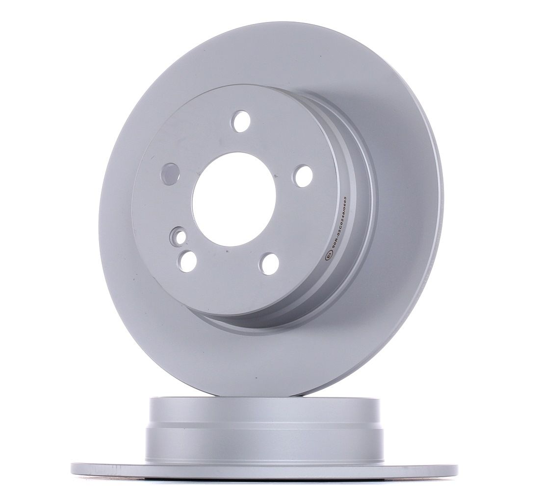 ATE 24.0109-0154.1 Brake disc solid, Coated, with bolts/screws-image-956749