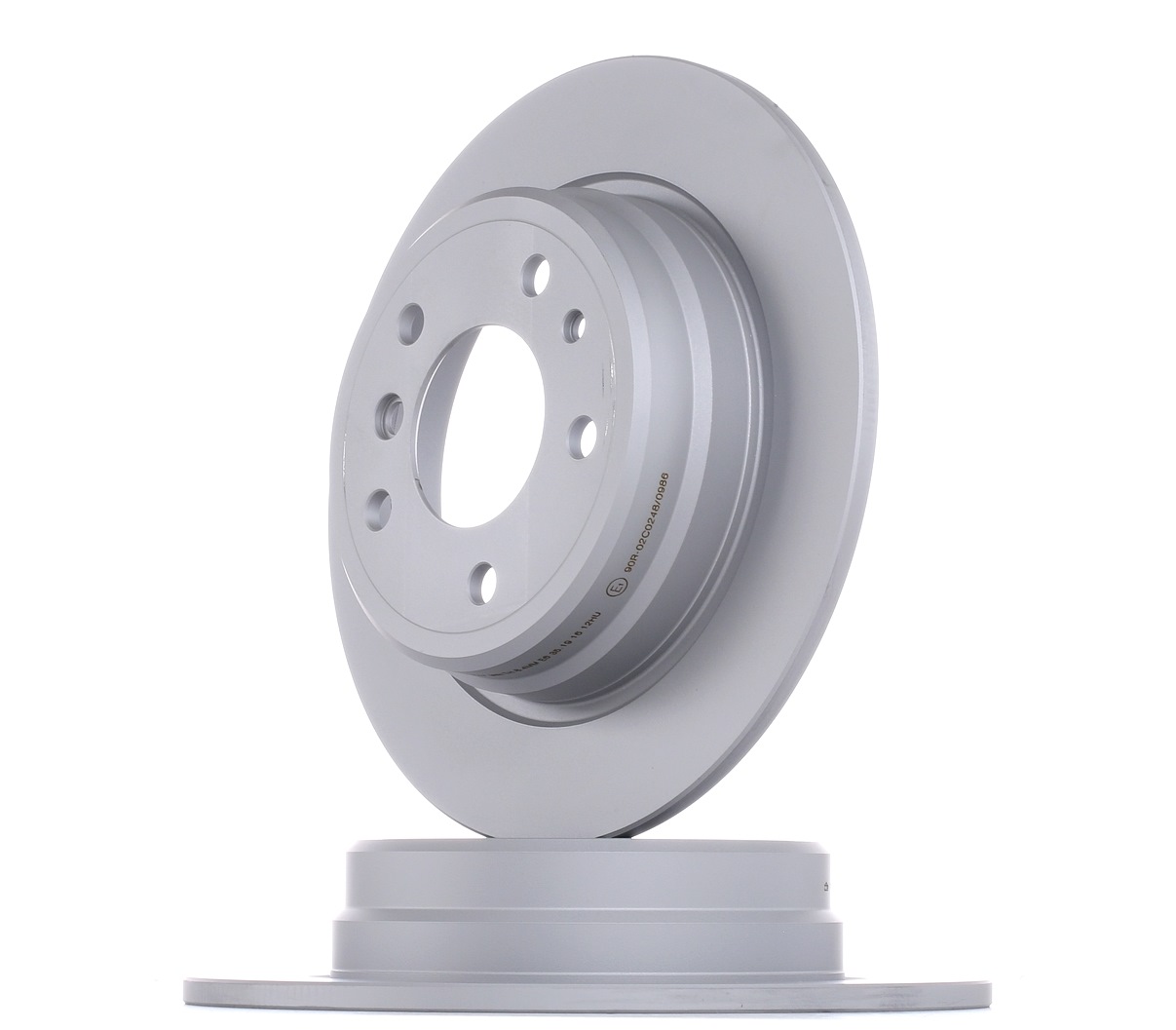 ATE 24.0110-0117.1 Brake disc solid, Coated, High-carbon, with bolts/screws-image-956764