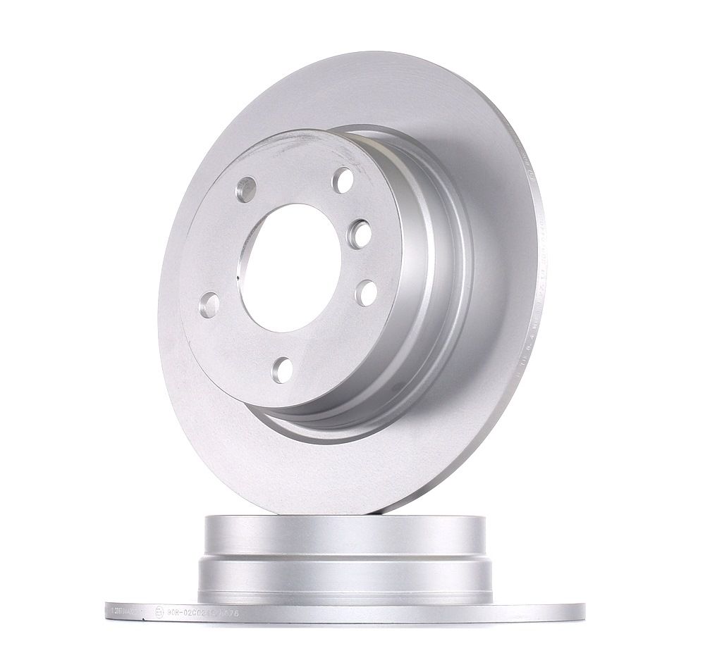 ATE 24.0110-0202.1 Brake disc solid, Coated, High-carbon, with bolts/screws-image-956799