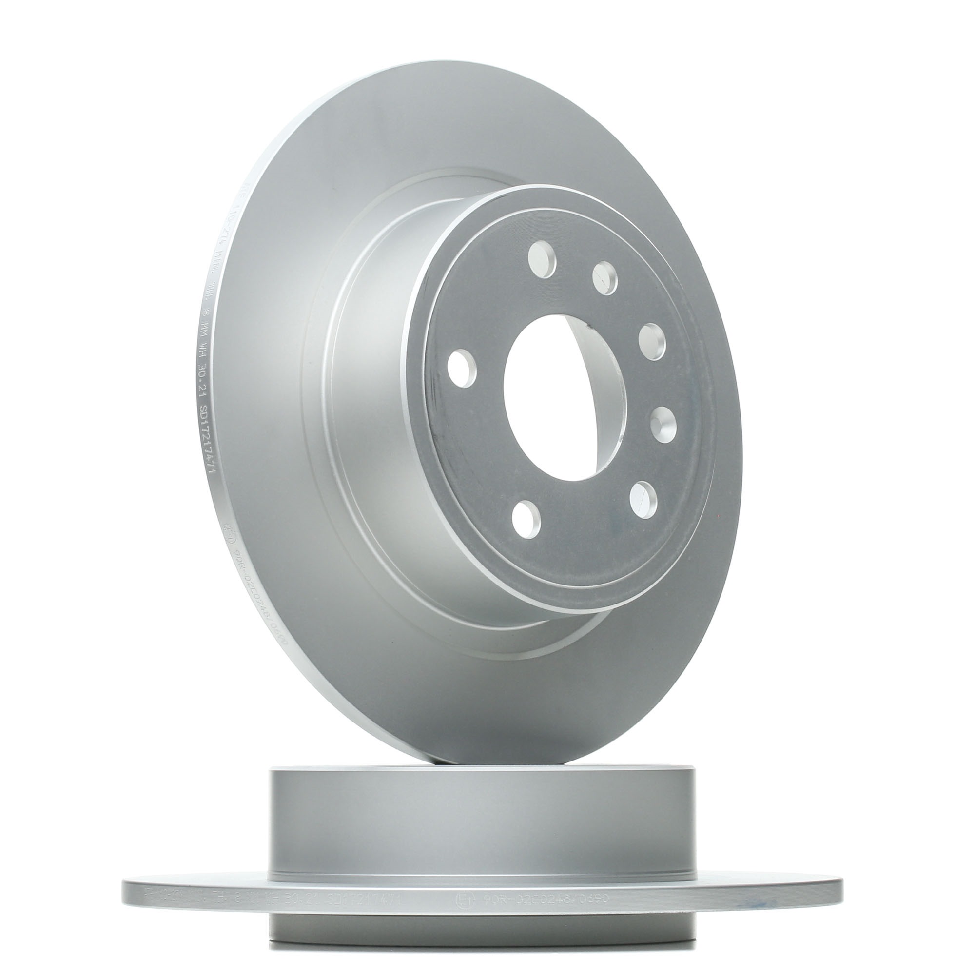 ATE 24.0110-0274.1 Brake disc solid, Coated, with bolts/screws-image-956864