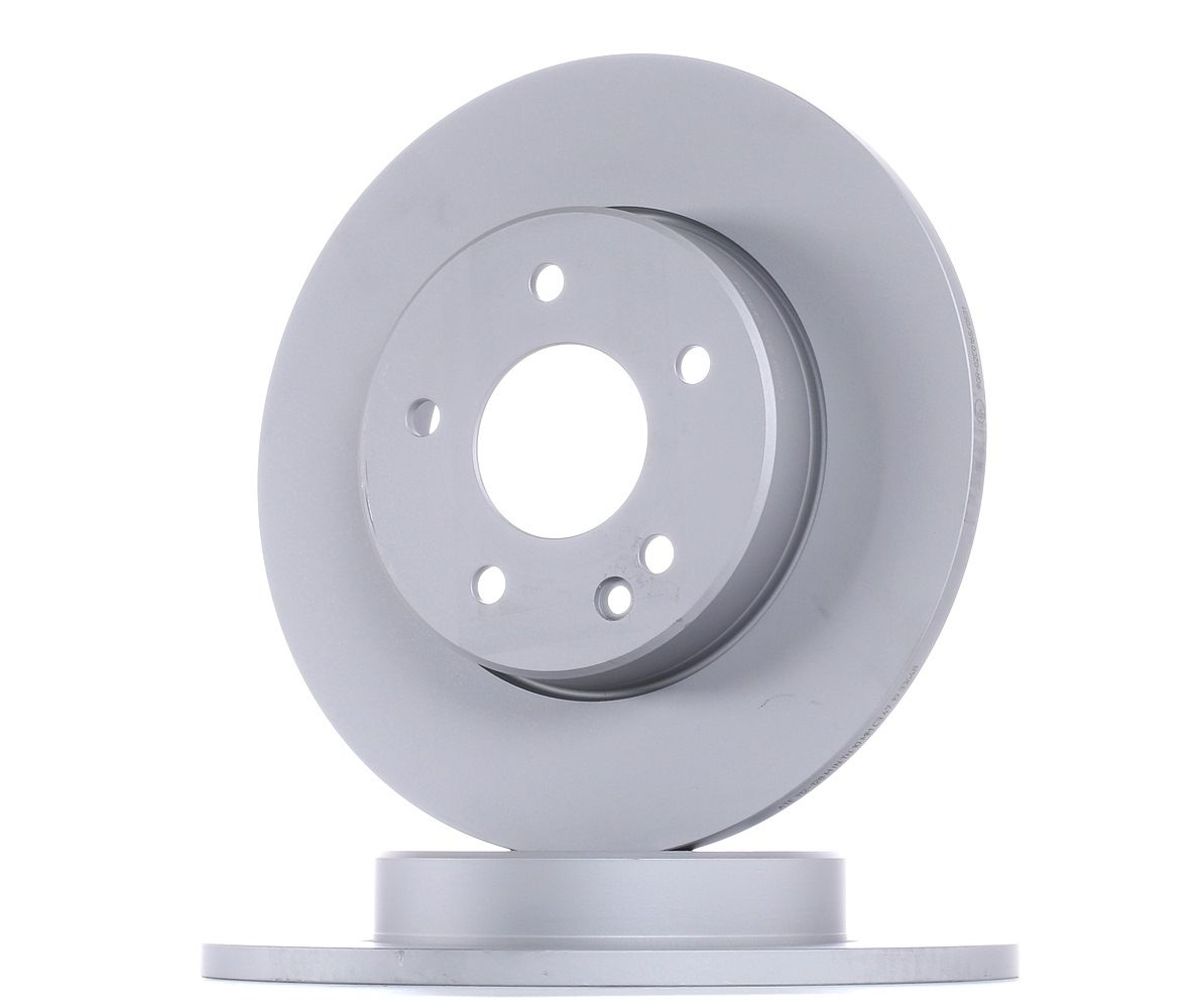 ATE 24.0112-0128.1 Brake disc solid, Coated, with bolts/screws-image-956985
