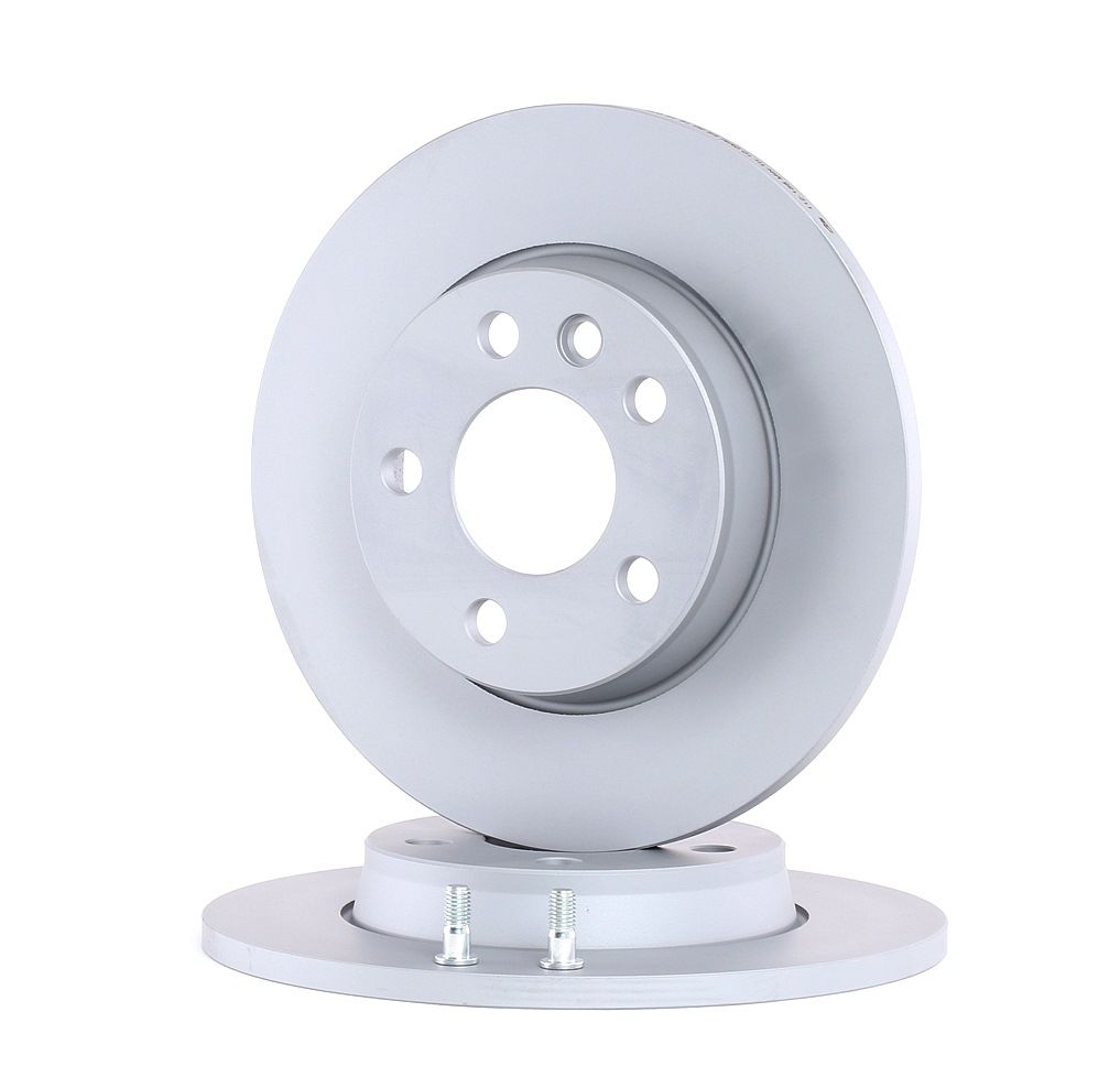 ATE 24.0112-0138.1 Brake disc solid, Coated, with bolts/screws-image-956995