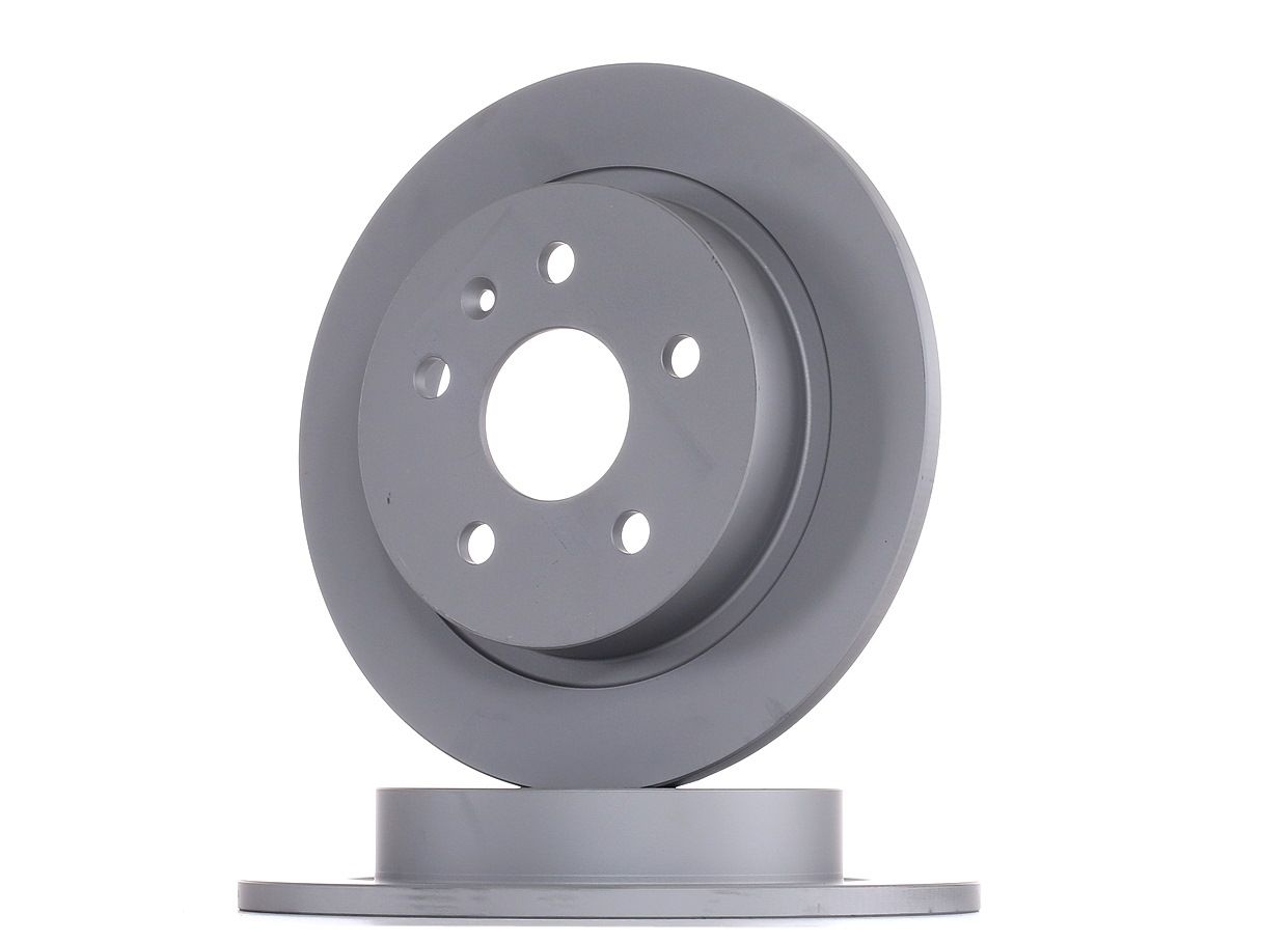 ATE 24.0112-0187.1 Brake disc solid, Coated, with bolts/screws-image-957037