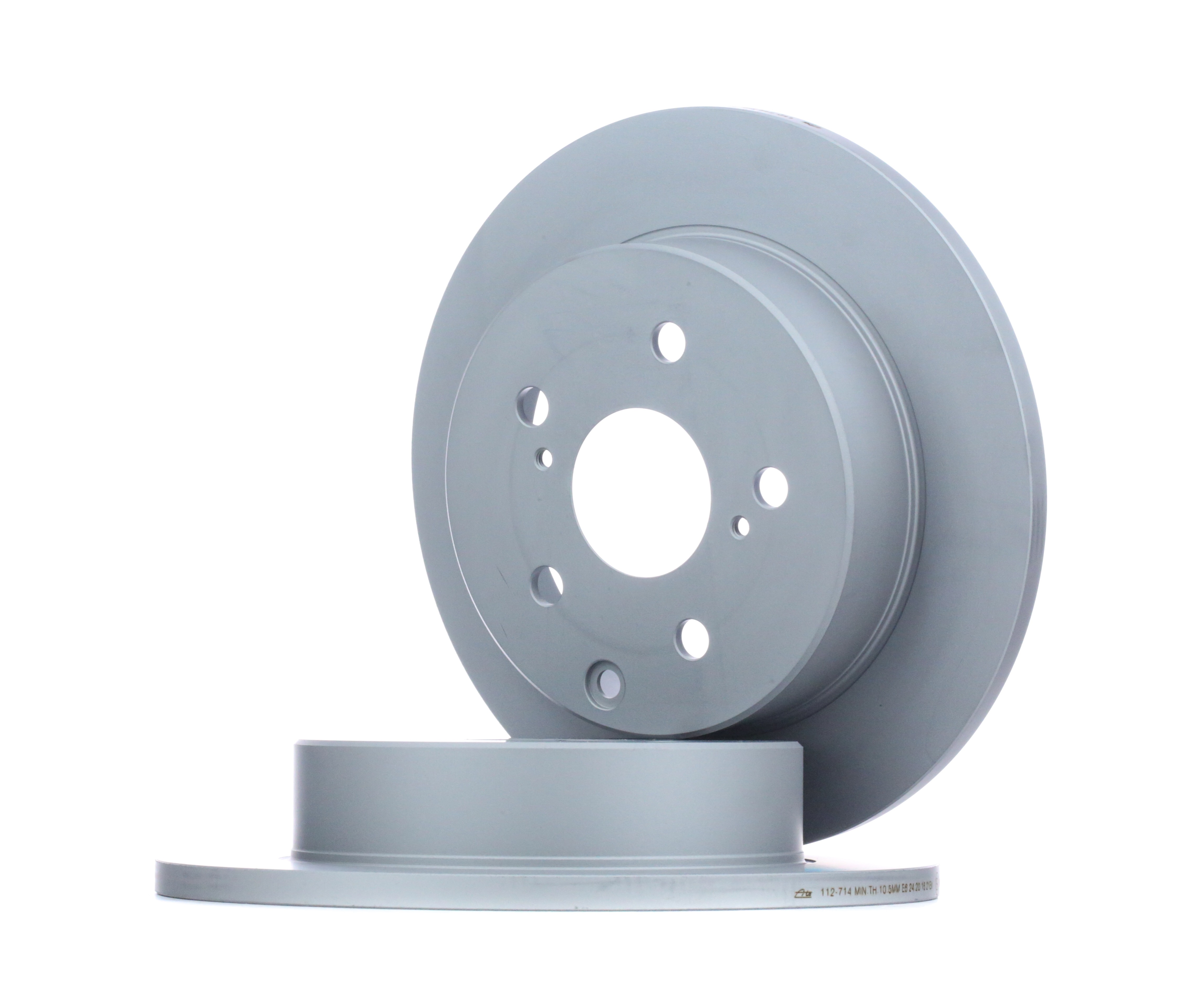ATE 24.0112-0714.1 Brake disc solid, Coated-image-957040