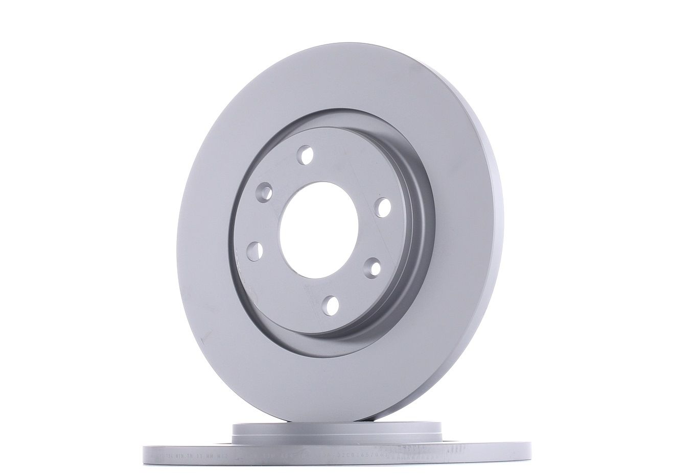 ATE 24.0113-0184.1 Brake disc solid, Coated, with bolts/screws-image-957077