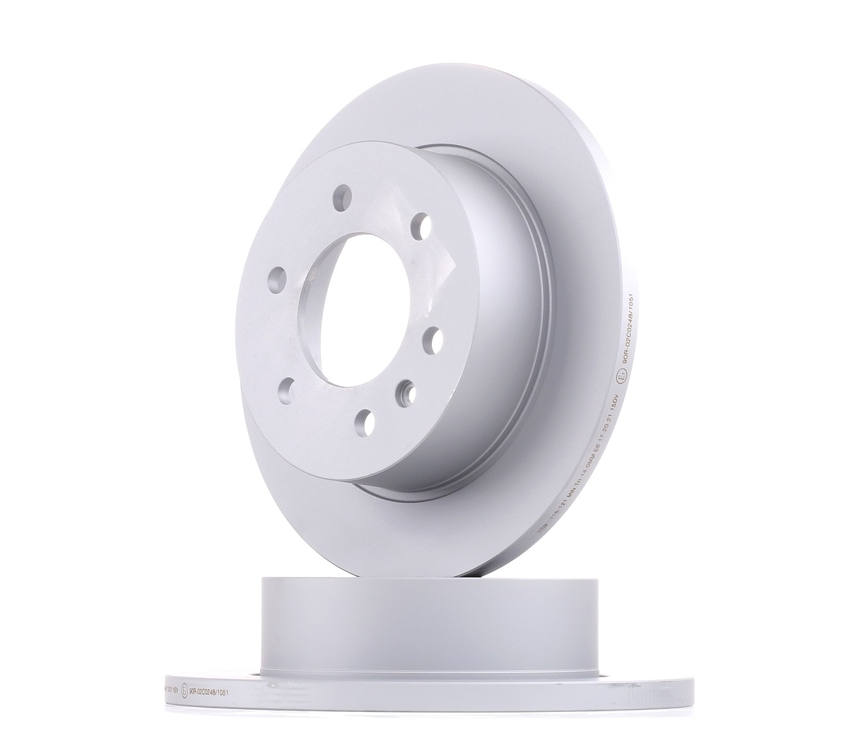 ATE 24.0116-0121.1 Brake disc solid, Coated, with bolts/screws-image-957129