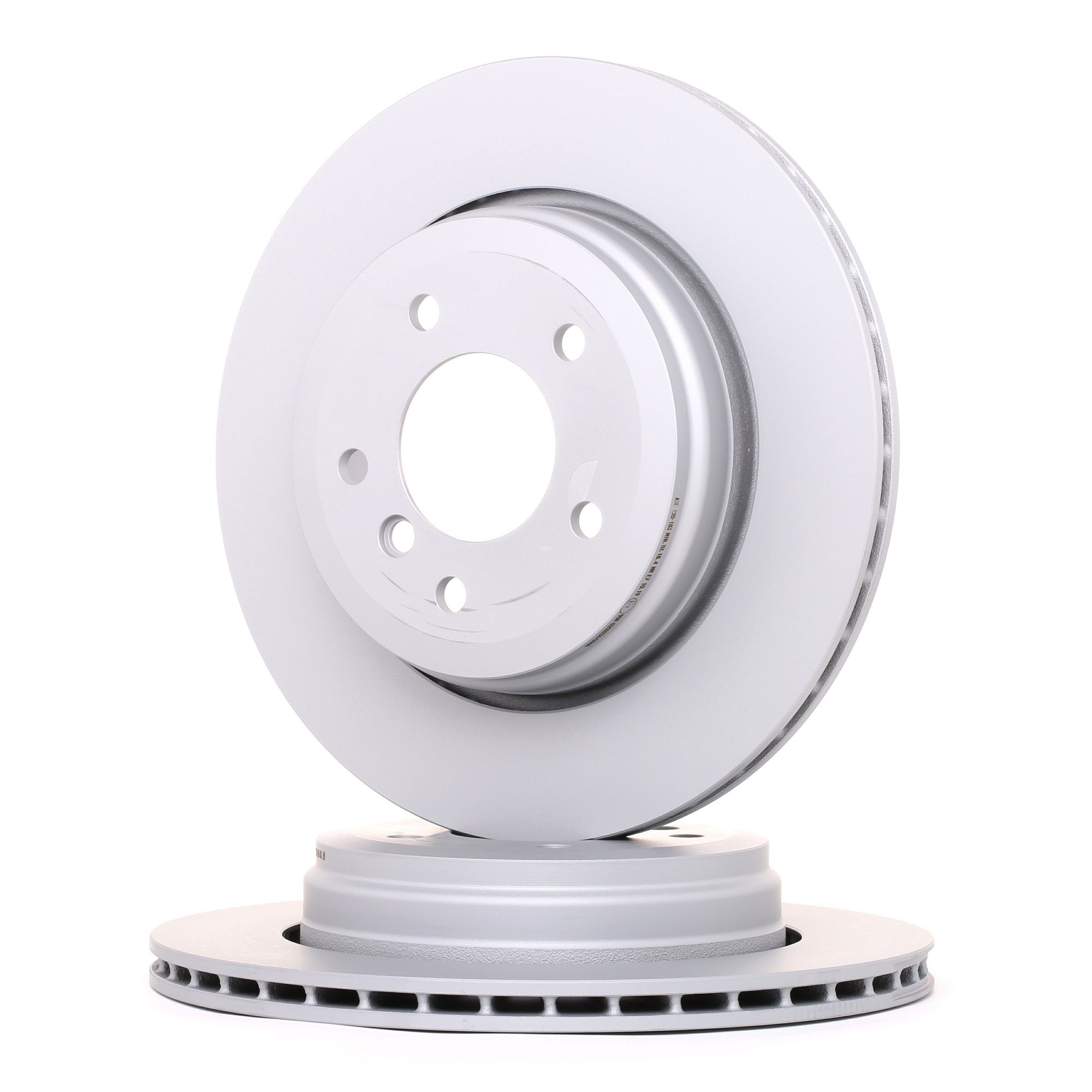 ATE 24.0120-0183.1 Brake disc Vented, Coated, High-carbon, with bolts/screws-image-957257