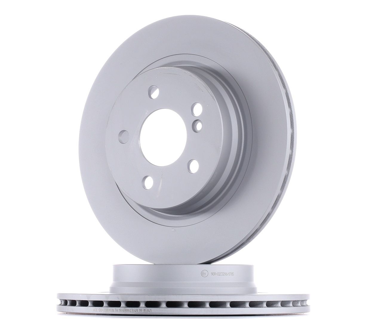 ATE 24.0120-0208.1 Brake disc Vented, Coated, Alloyed/High-carbon, with bolts/screws-image-957277