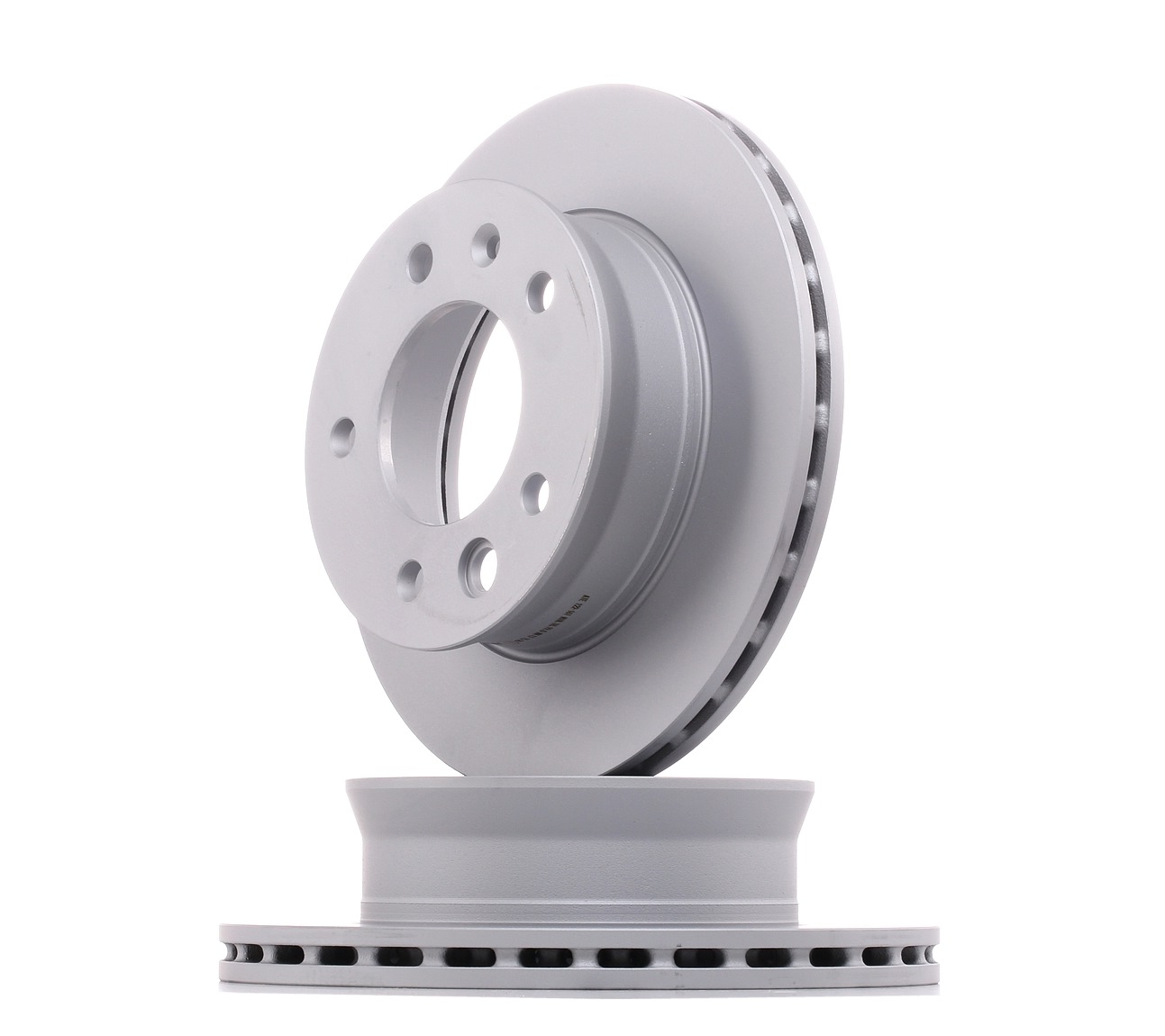 ATE 24.0122-0161.1 Brake disc Vented, Coated, Alloyed/High-carbon, with bolts/screws-image-957356