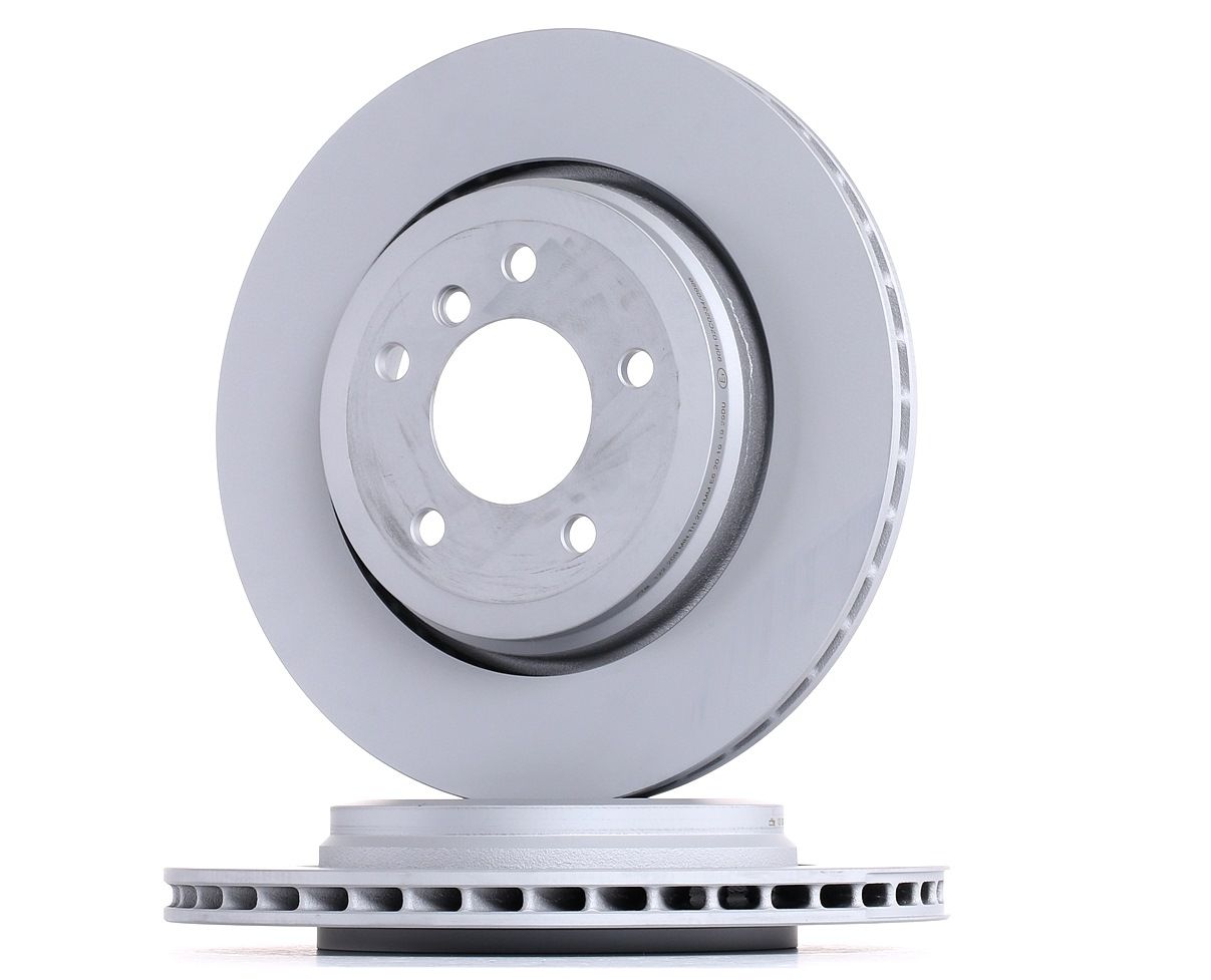 ATE 24.0122-0209.1 Brake disc Vented, Coated, High-carbon, with bolts/screws-image-957396