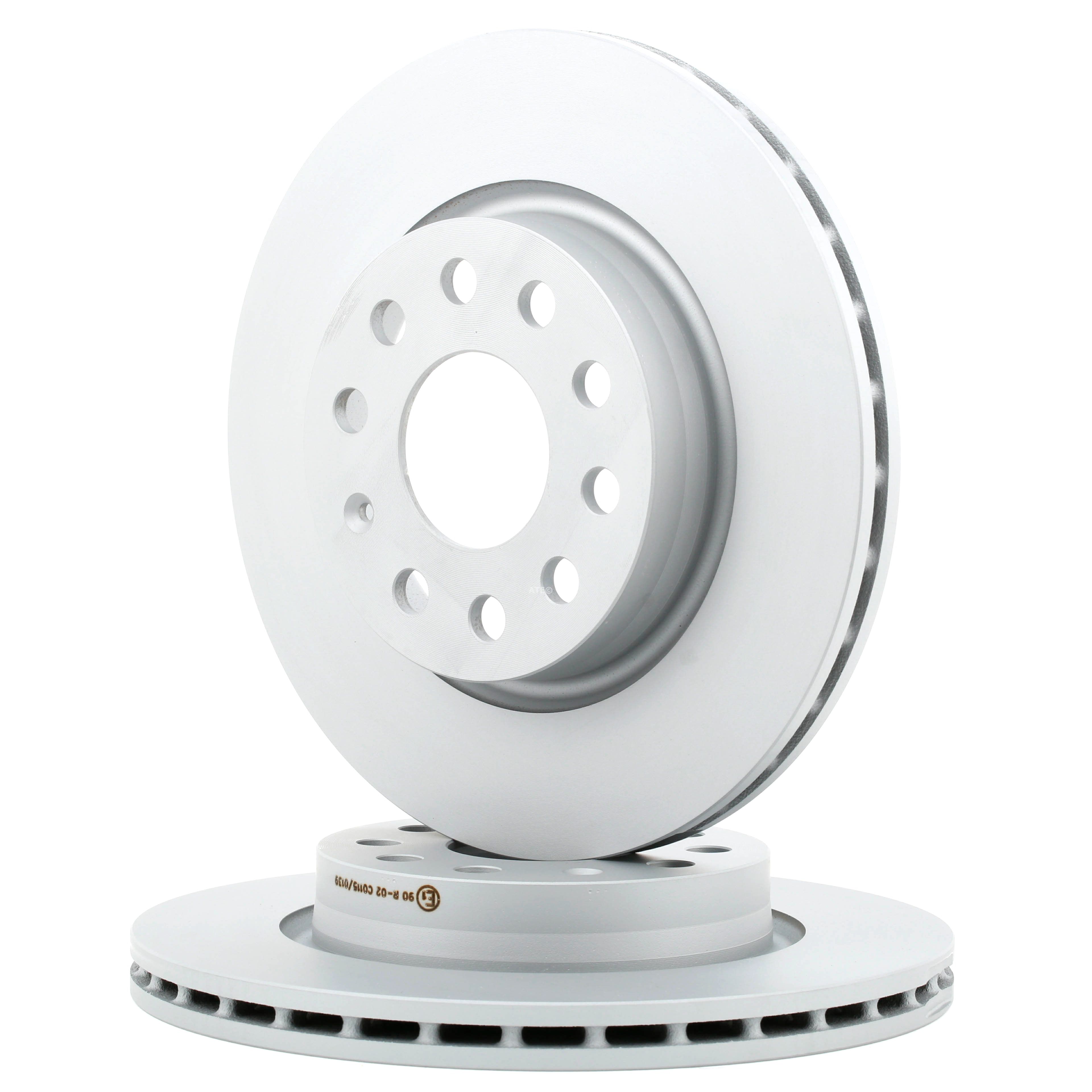 ATE 24.0122-0210.1 Brake disc Vented, Coated, High-carbon, with bolts/screws-image-957397