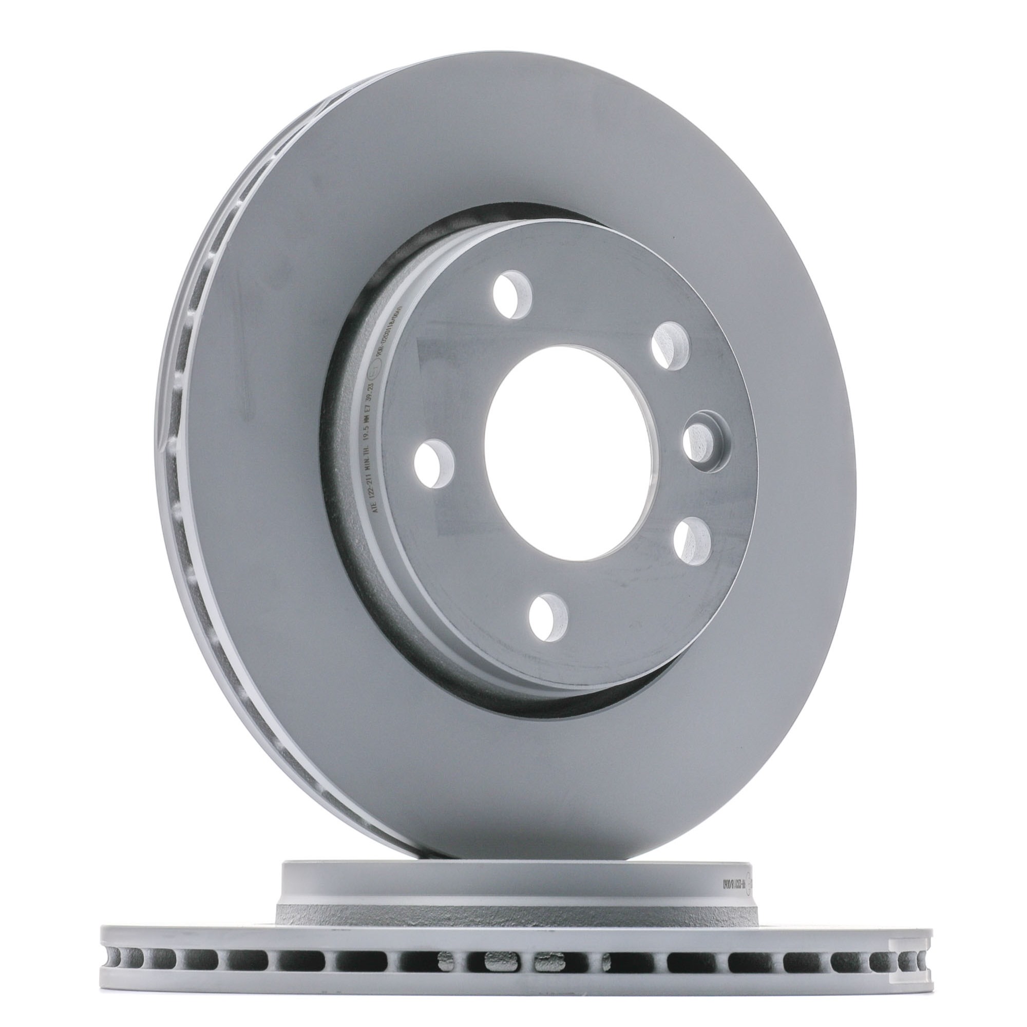 ATE 24.0122-0211.1 Brake disc Vented, Coated, High-carbon, with bolts/screws-image-957398
