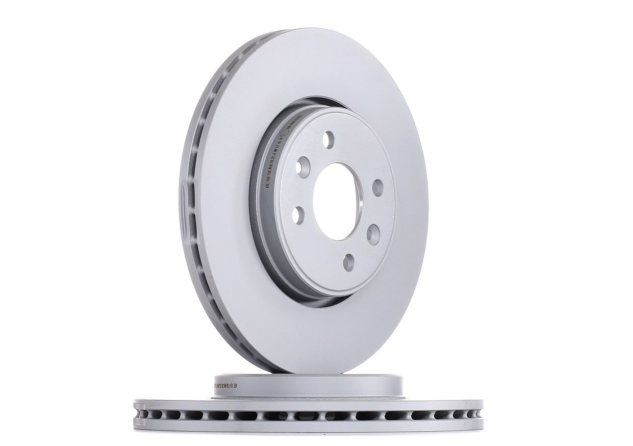 ATE 24.0124-0158.1 Brake disc Vented, Coated, Alloyed/High-carbon, with bolts/screws-image-957511
