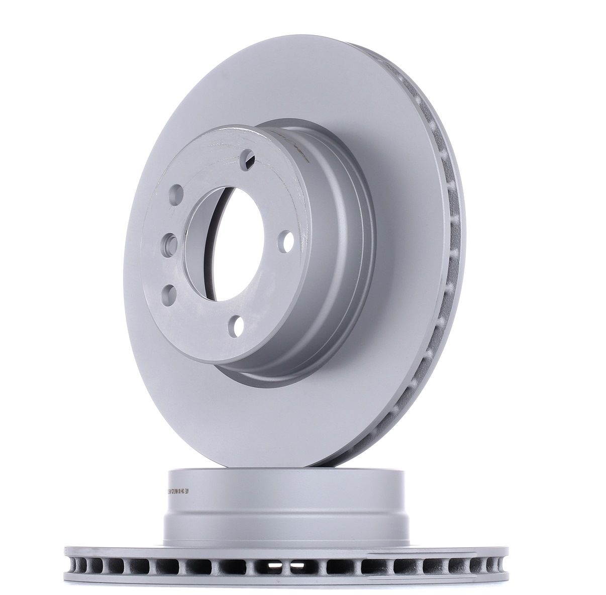 ATE 24.0124-0181.1 Brake disc Vented, Coated, High-carbon, with bolts/screws-image-957532