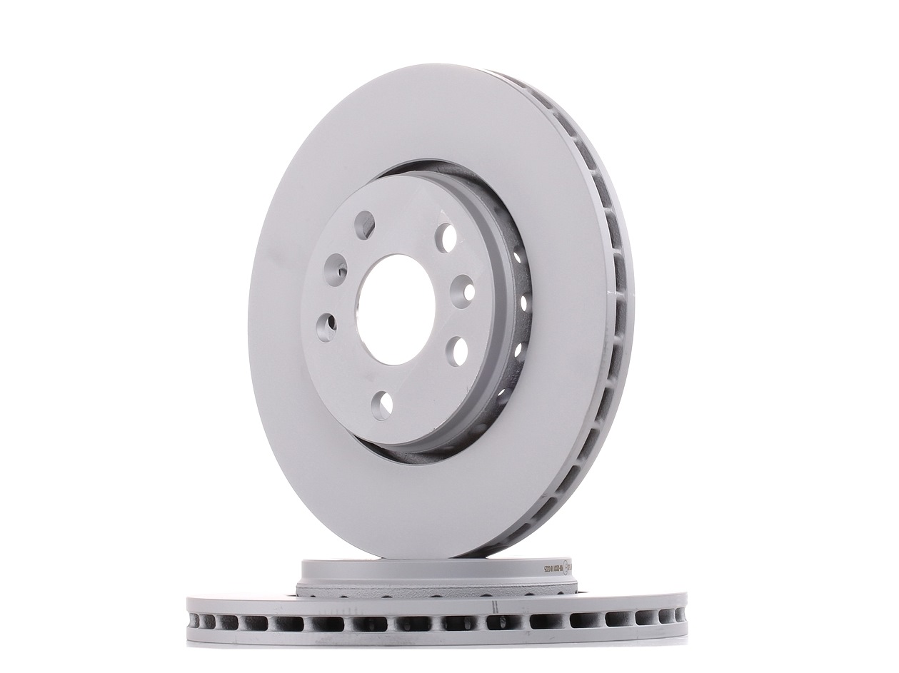 ATE 24.0124-0222.1 Brake disc Vented, Coated, High-carbon, with bolts/screws-image-957569