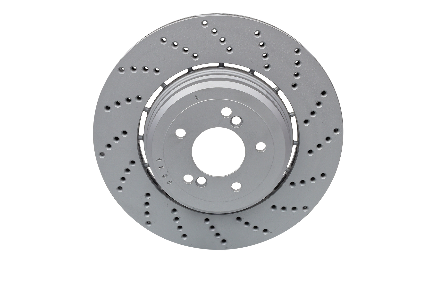ATE 24.0124-0234.2 Brake disc perforated/vented, Coated, High-carbon, with bolts/screws-image-957572