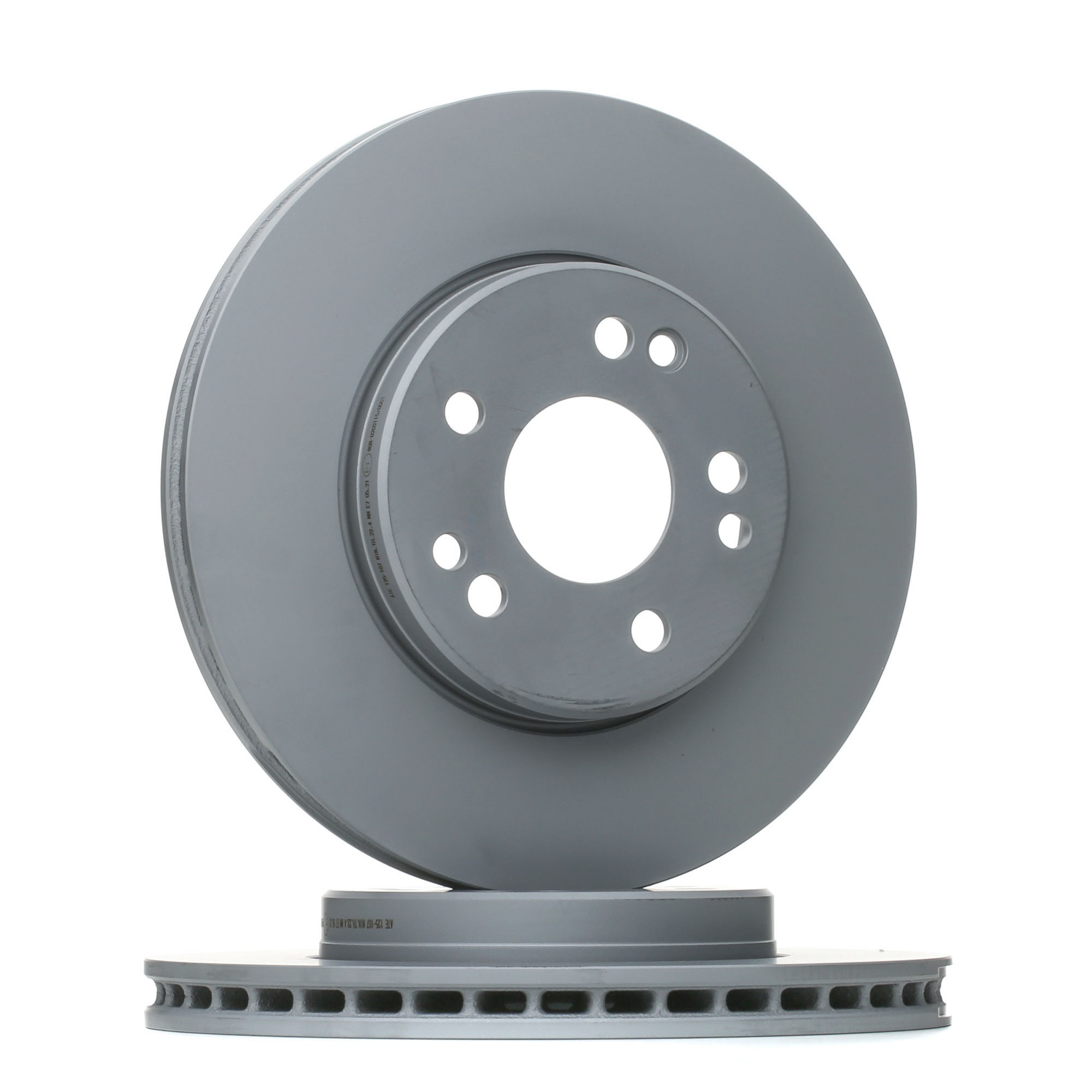 ATE 24.0125-0107.1 Brake disc Vented, Coated, Alloyed/High-carbon-image-957584