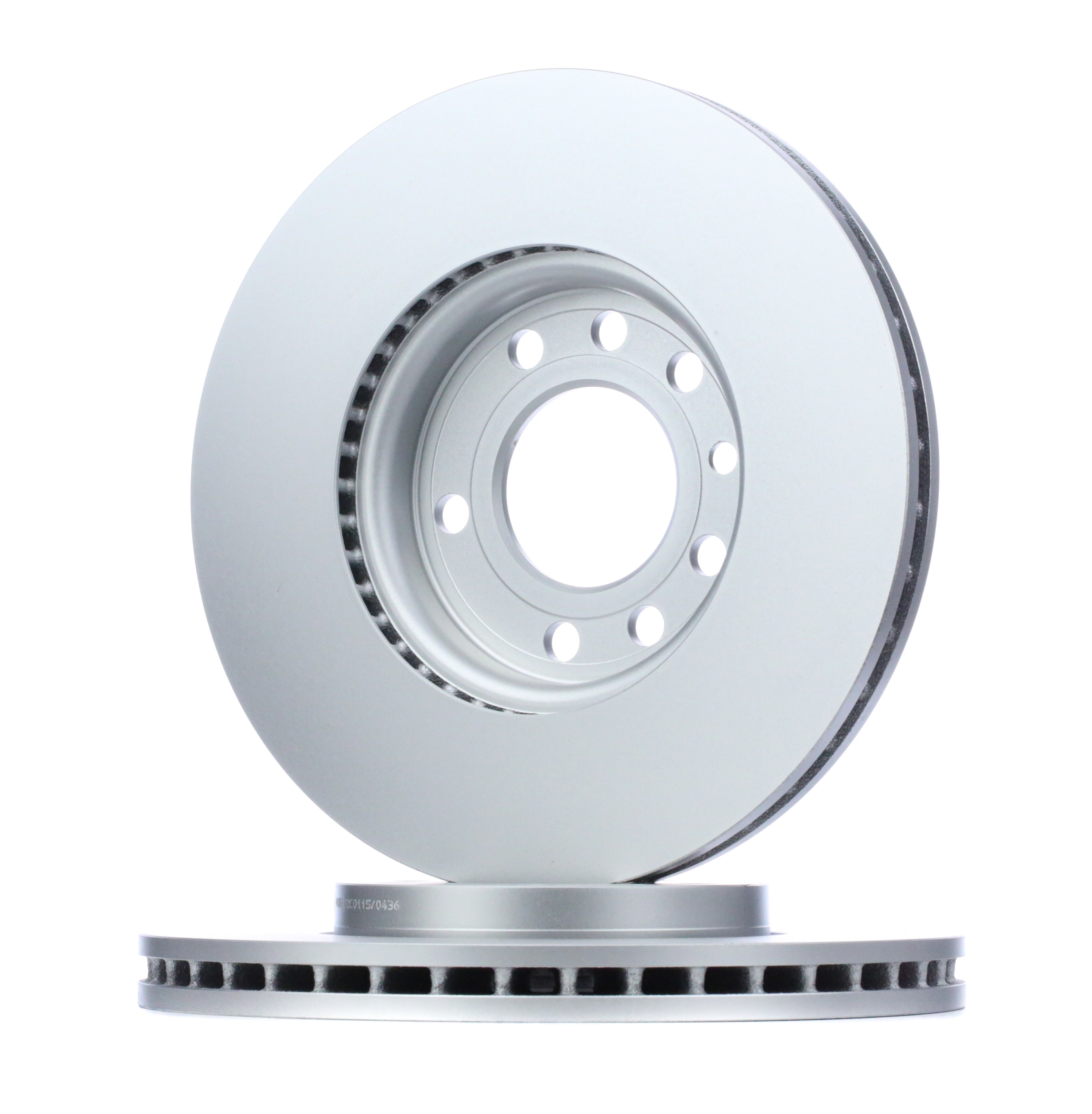 ATE 24.0125-0141.1 Brake disc Vented, Coated, High-carbon, with bolts/screws-image-957608