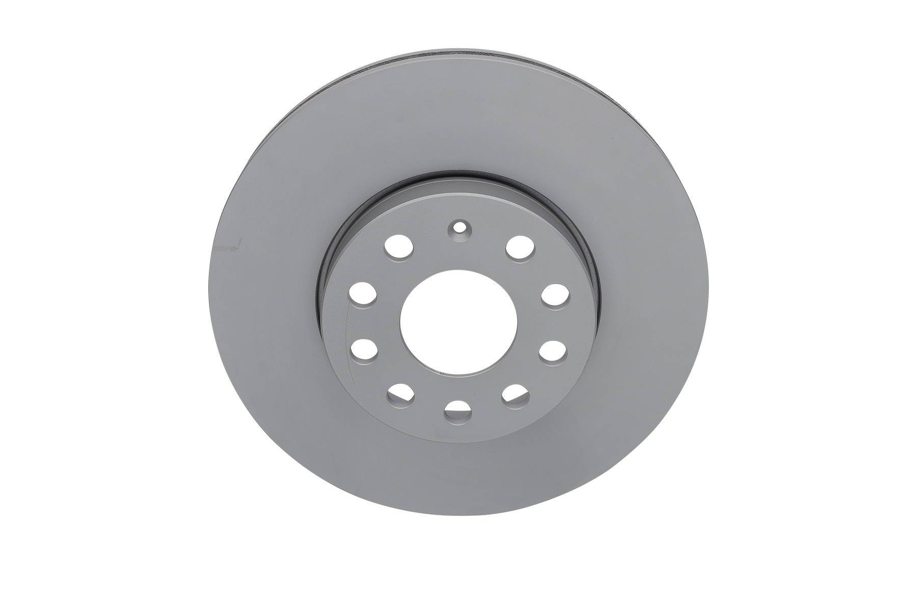 Side view of ATE 24.0125-0145.1 Brake disc Vented, Coated, High-carbon, with bolts/screws