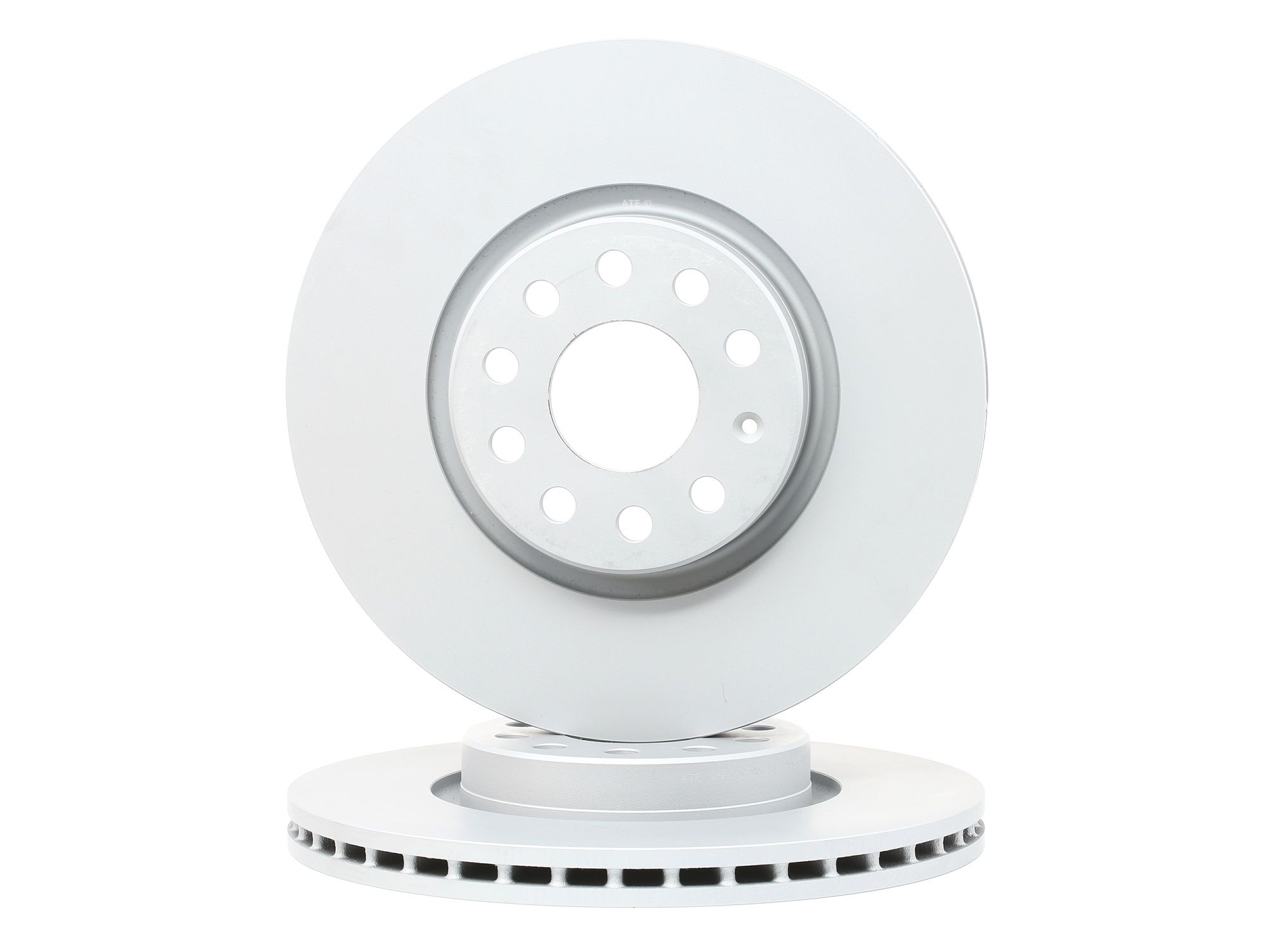ATE 24.0125-0158.1 Brake disc Vented, Coated, High-carbon, with bolts/screws-image-957620