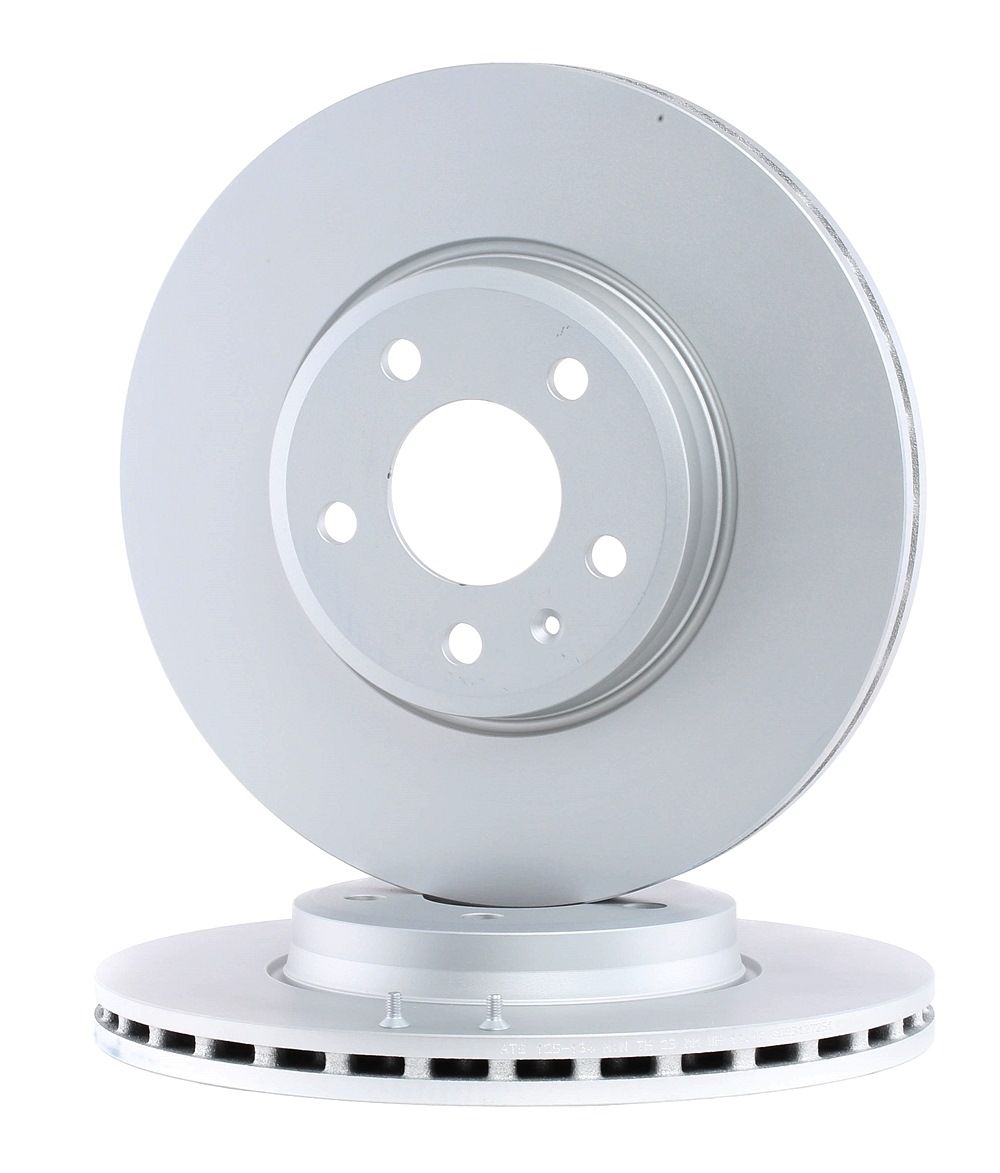 ATE 24.0125-0184.1 Brake disc Vented, Coated, High-carbon, with bolts/screws-image-957640
