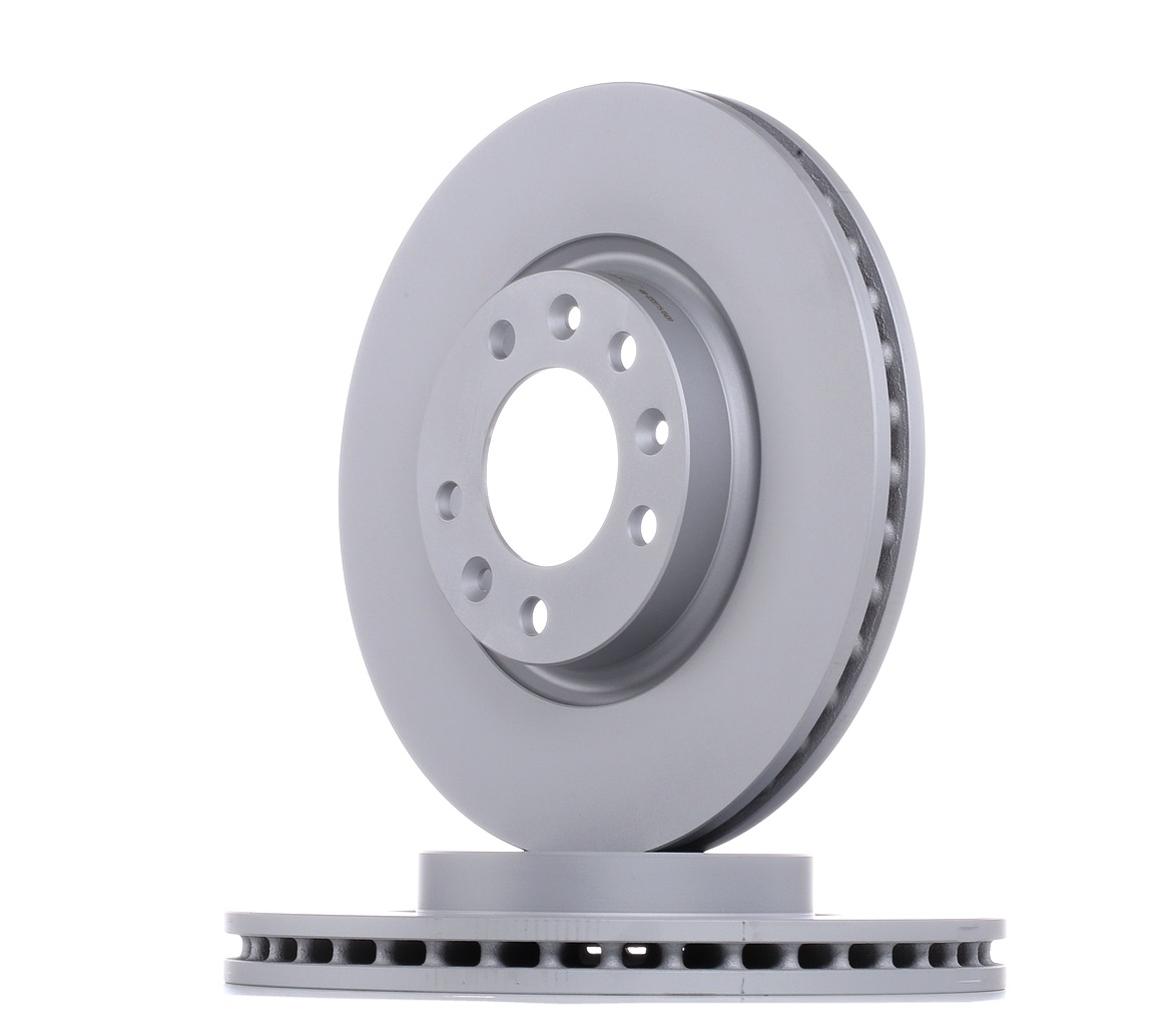 ATE 24.0126-0121.1 Brake disc Vented, Coated, Alloyed/High-carbon, with bolts/screws-image-957669