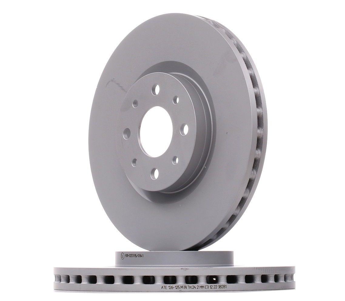ATE 24.0126-0125.1 Brake disc Vented, Coated-image-957673
